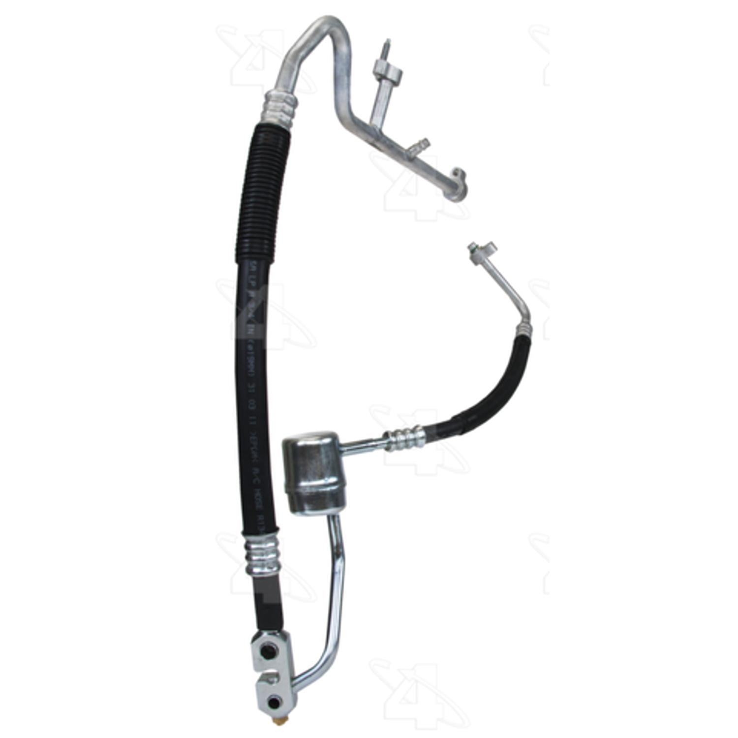 Four Seasons 56068 - A/C Refrigerant Discharge / Suction Hose Assembly Four Seasons 56068 A/C Manifold Hose Assembly product image 1 of 6