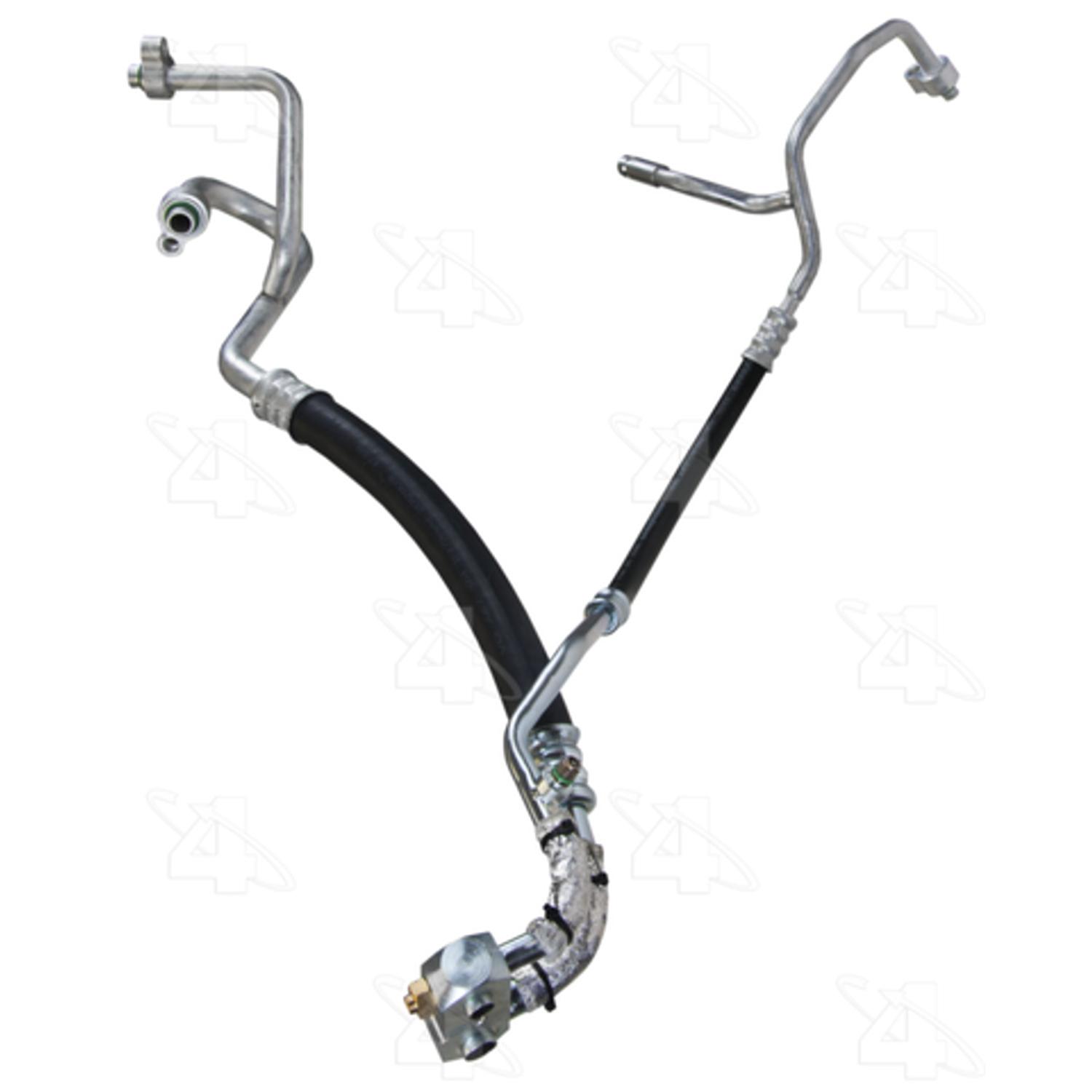 Four Seasons 56069 - A/C Refrigerant Discharge / Suction Hose Assembly Four Seasons 56069 A/C Manifold Hose Assembly product image 1 of 7