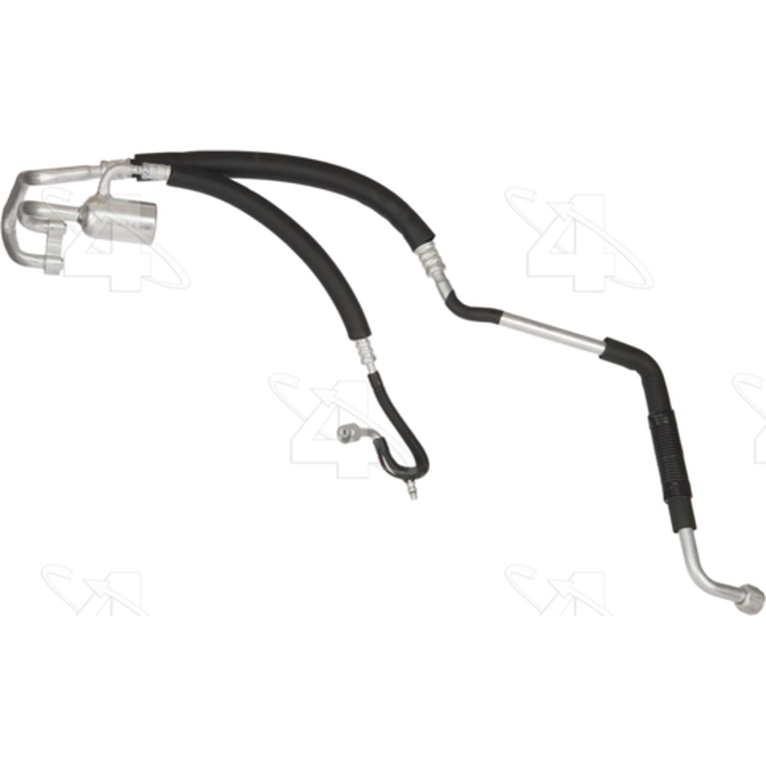 Four Seasons 56147 - A/C Refrigerant Discharge / Suction Hose Assembly Four Seasons 56147 A/C Manifold Hose Assembly product image 2 of 2