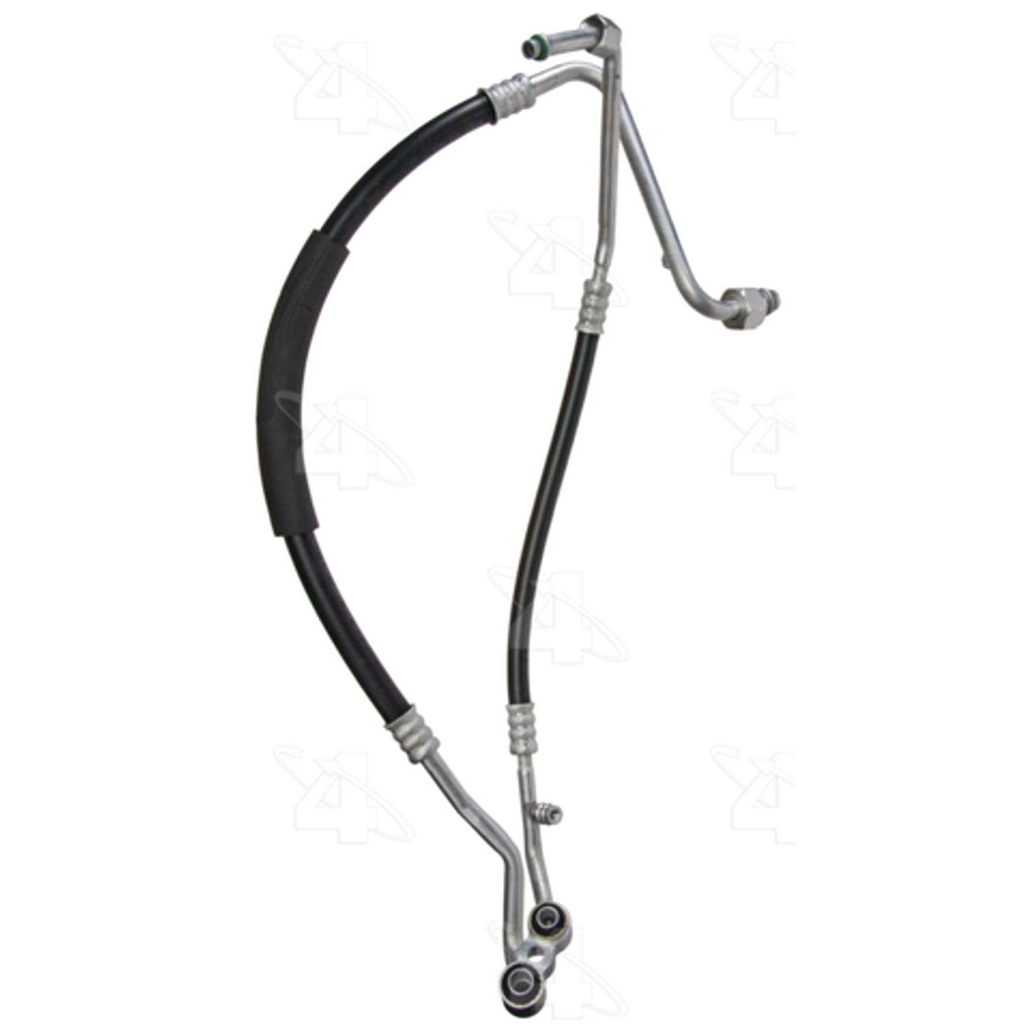 Four Seasons 56155 - A/C Refrigerant Discharge / Suction Hose Assembly Four Seasons 56155 A/C Manifold Hose Assembly product image 1 of 1