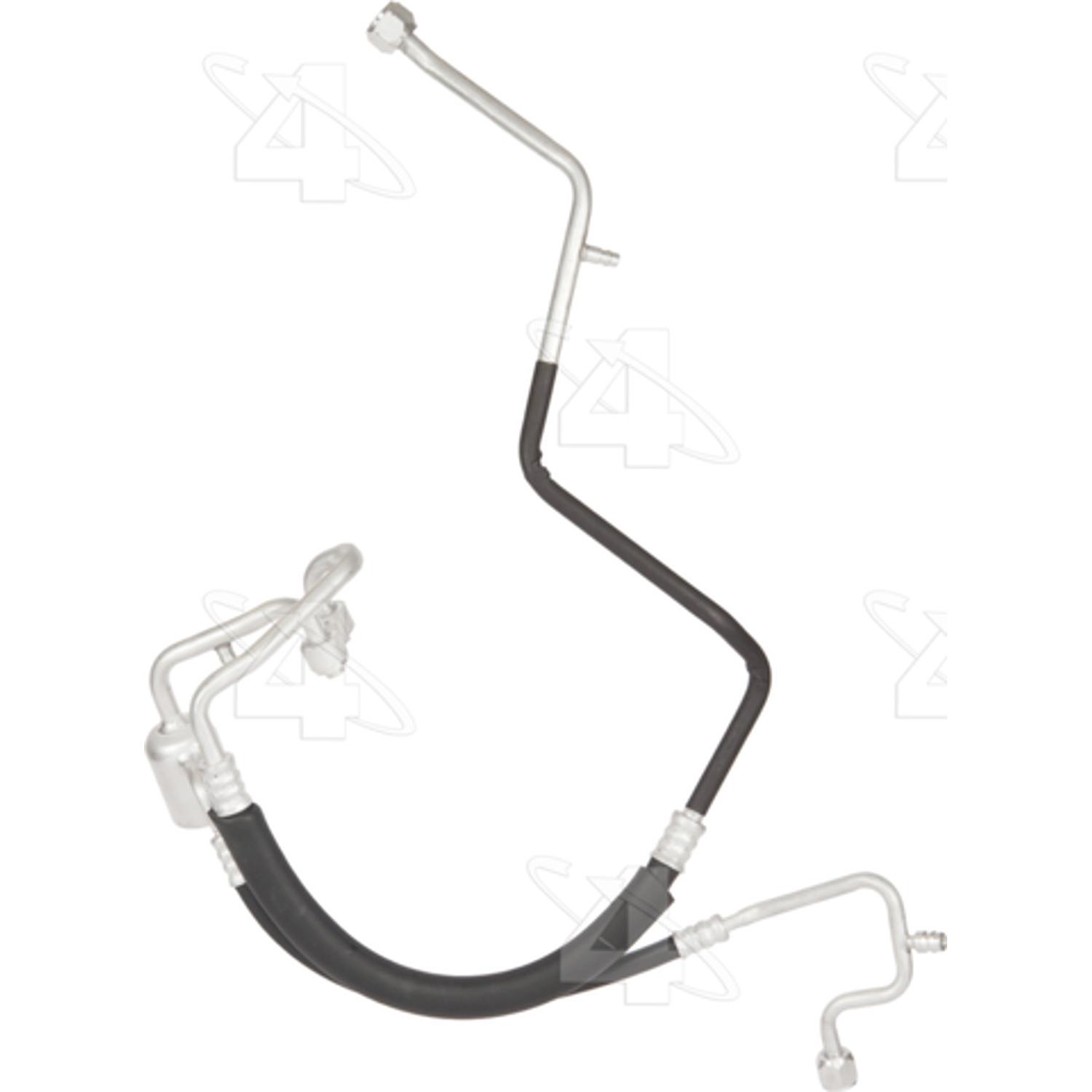 Four Seasons 56158 - A/C Refrigerant Discharge / Suction Hose Assembly Four Seasons 56158 A/C Manifold Hose Assembly product image 2 of 2