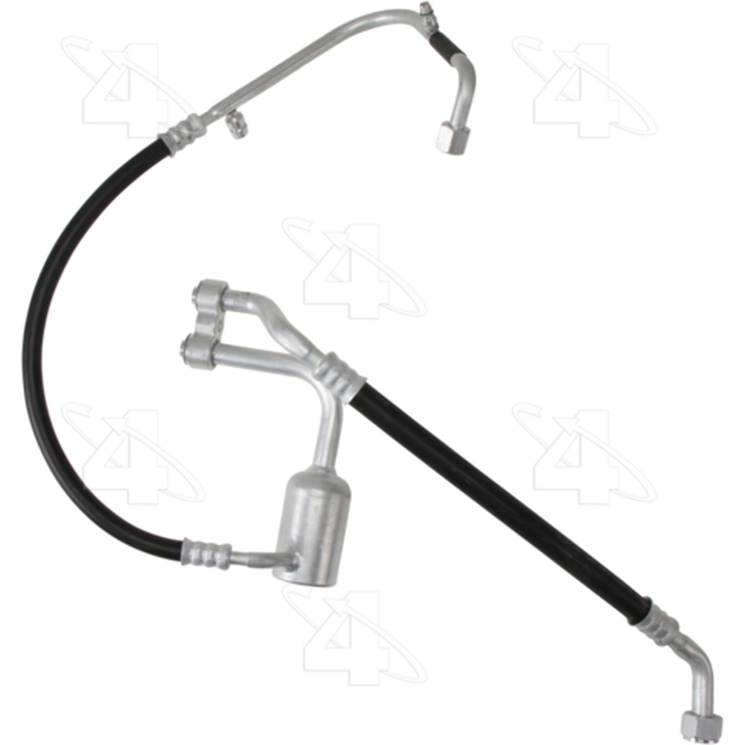Four Seasons 56160 - A/C Refrigerant Discharge / Suction Hose Assembly Four Seasons 56160 A/C Manifold Hose Assembly product image 1 of 3