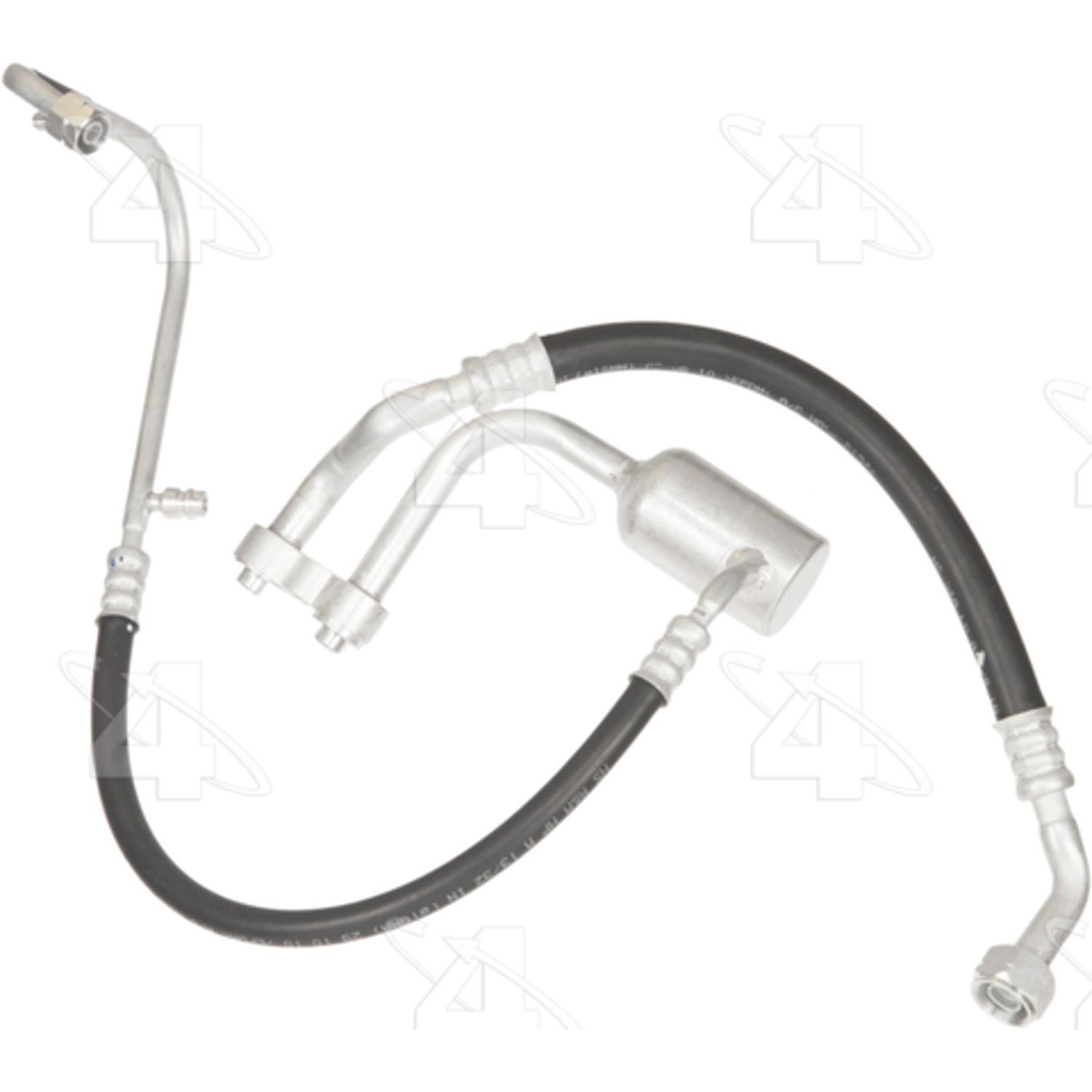 Four Seasons 56160 - A/C Refrigerant Discharge / Suction Hose Assembly Four Seasons 56160 A/C Manifold Hose Assembly product image 2 of 3