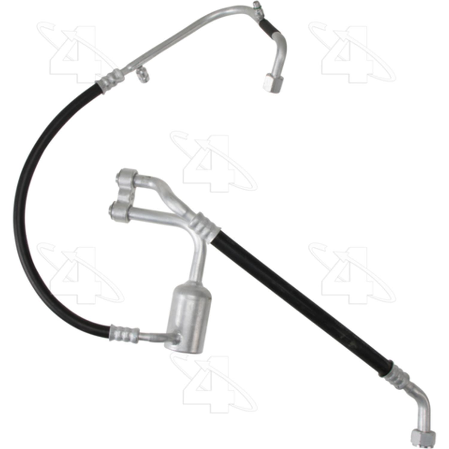 Four Seasons 56160 - A/C Refrigerant Discharge / Suction Hose Assembly Four Seasons 56160 A/C Manifold Hose Assembly product image 3 of 3