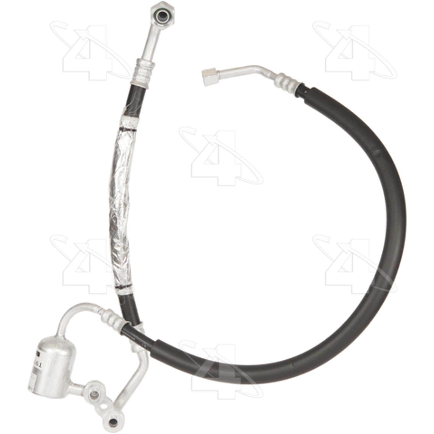 Four Seasons 56161 - A/C Refrigerant Discharge / Suction Hose Assembly Four Seasons 56161 A/C Manifold Hose Assembly product image 1 of 2