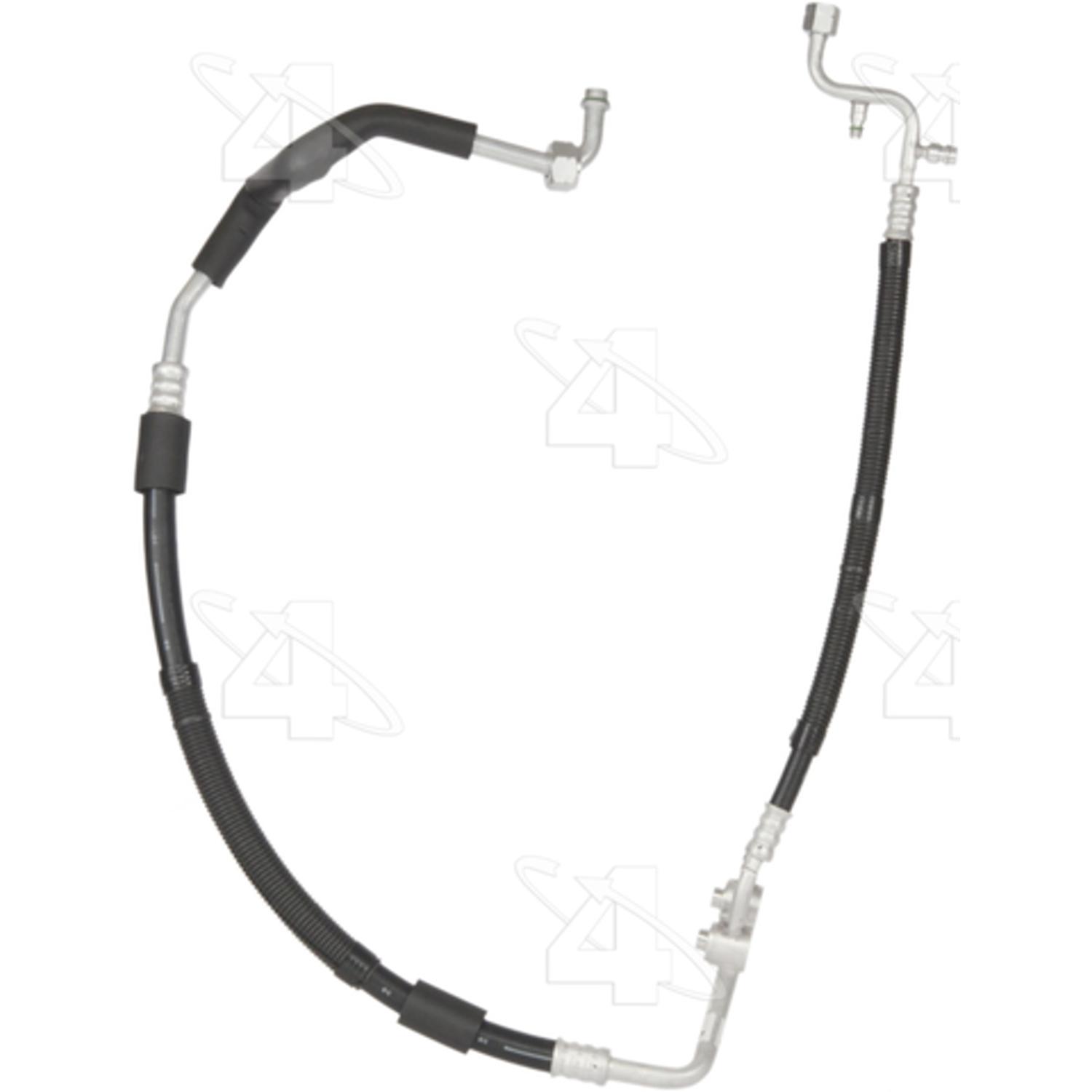 Four Seasons 56167 - A/C Refrigerant Discharge / Suction Hose Assembly Four Seasons 56167 A/C Manifold Hose Assembly product image 2 of 2