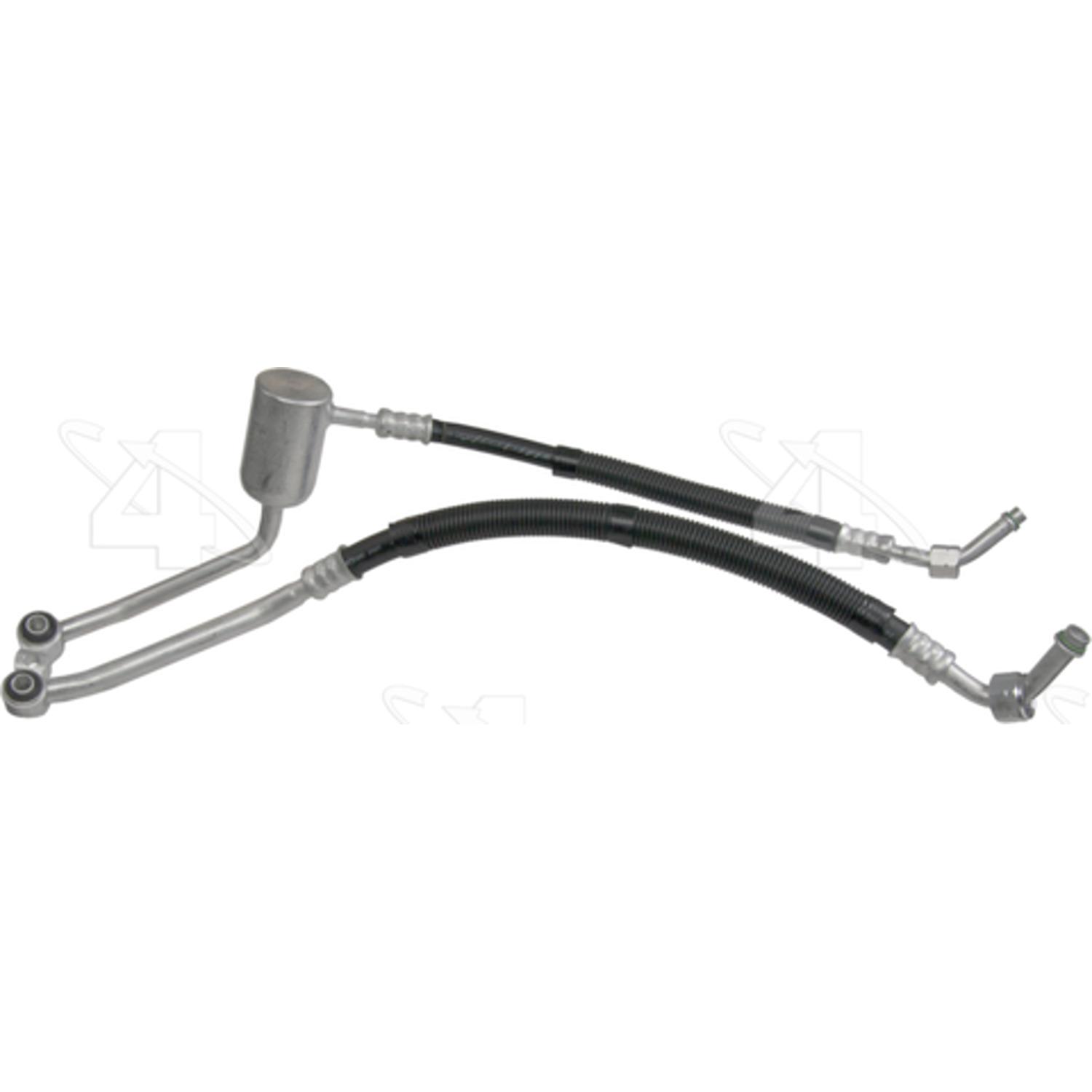 Four Seasons 56168 - A/C Refrigerant Discharge / Suction Hose Assembly Four Seasons 56168 A/C Manifold Hose Assembly product image 1 of 1