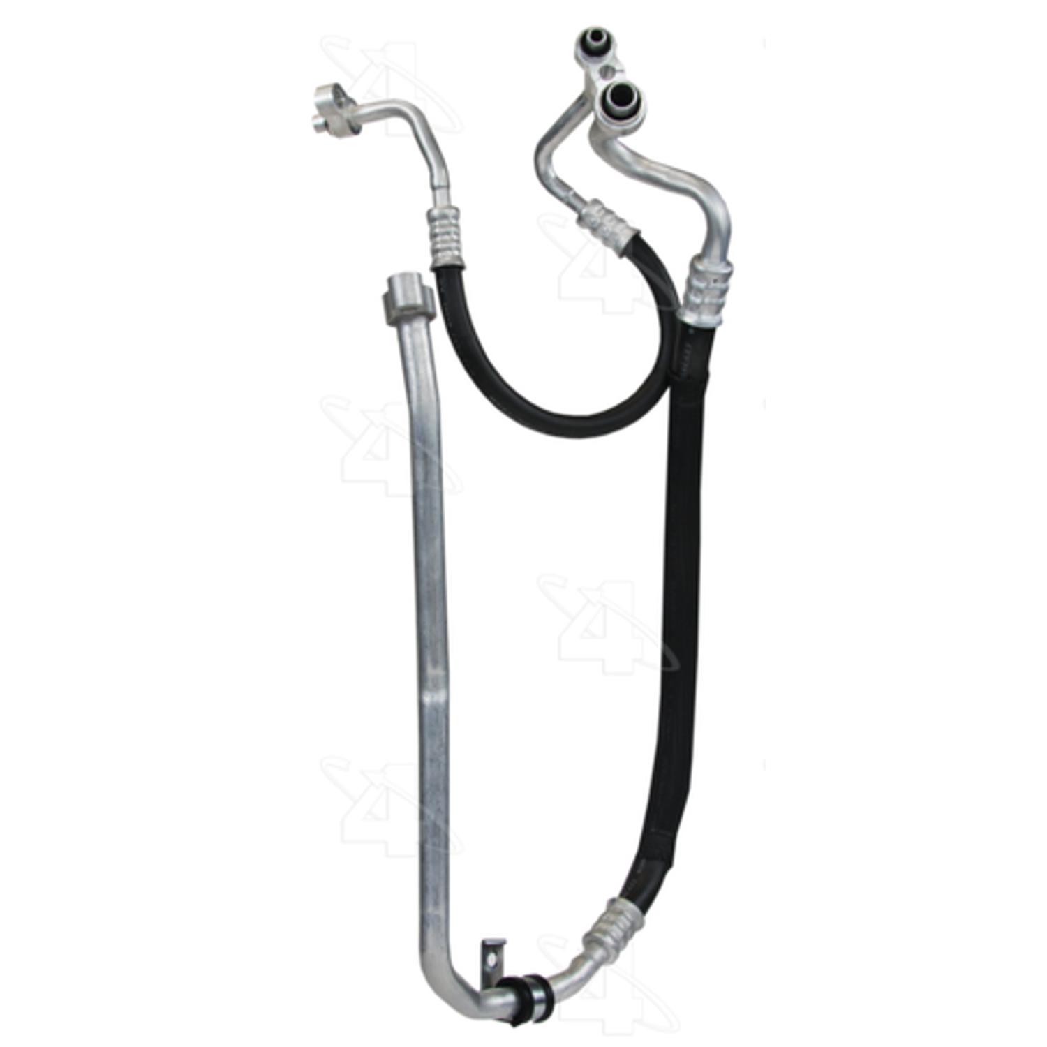 Four Seasons 56172 - A/C Refrigerant Discharge / Suction Hose Assembly Four Seasons 56172 A/C Manifold Hose Assembly product image 1 of 5