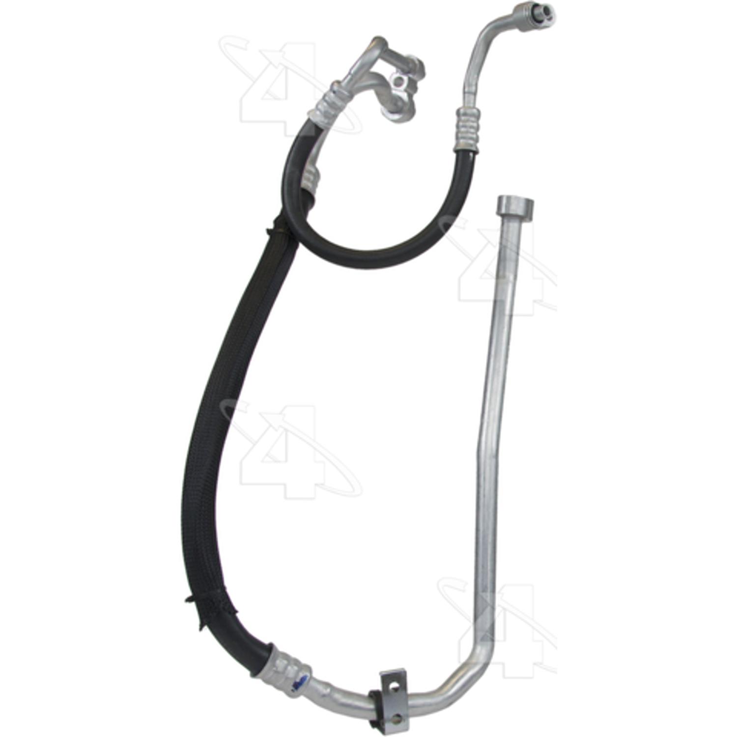 Four Seasons 56172 - A/C Refrigerant Discharge / Suction Hose Assembly Four Seasons 56172 A/C Manifold Hose Assembly product image 2 of 5