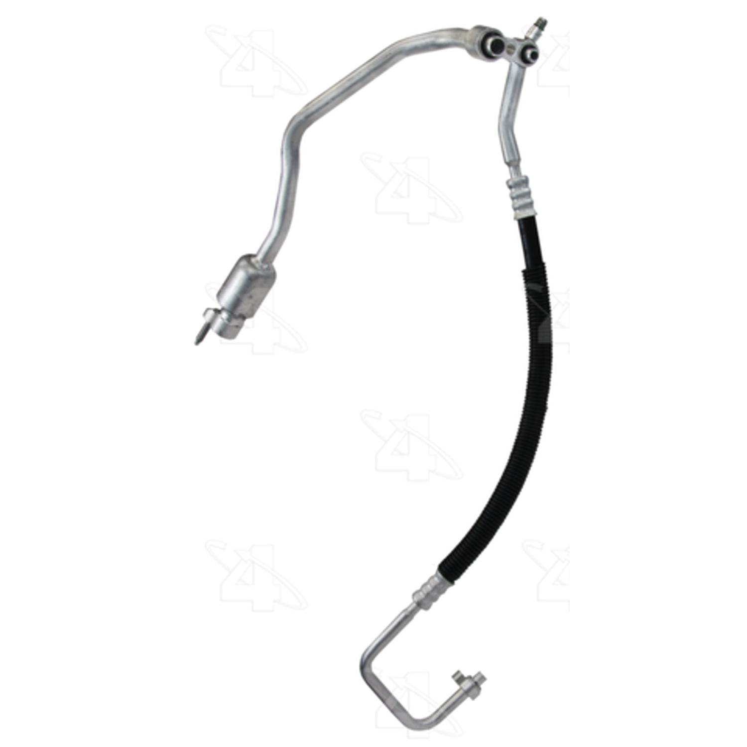 Four Seasons 56181 - A/C Refrigerant Discharge / Suction Hose Assembly Four Seasons 56181 A/C Manifold Hose Assembly product image 1 of 2