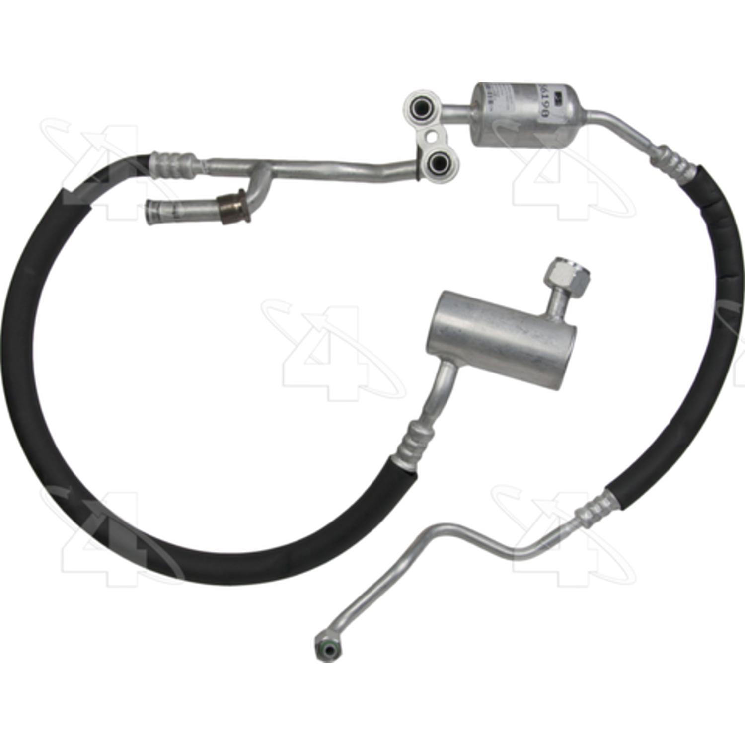 Four Seasons 56190 - A/C Refrigerant Discharge / Suction Hose Assembly Four Seasons 56190 A/C Manifold Hose Assembly product image 1 of 1