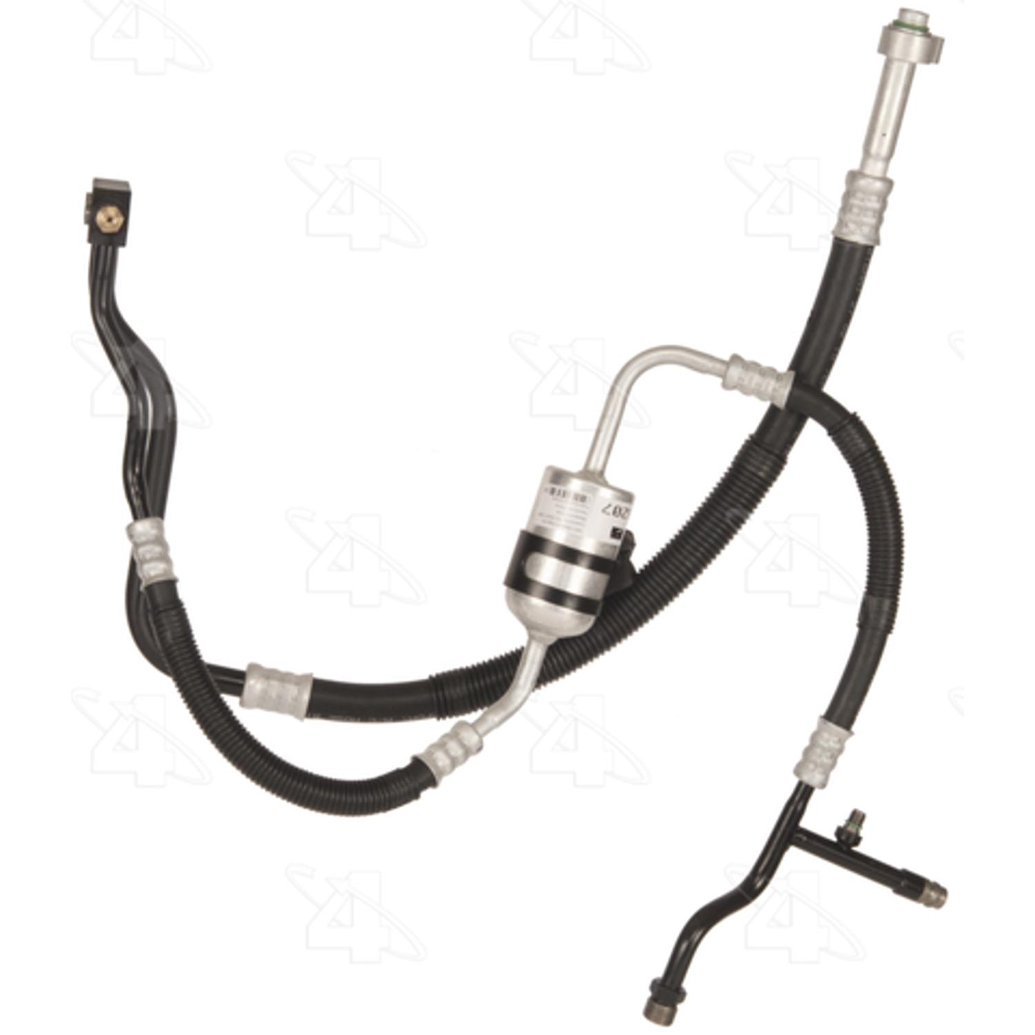 Four Seasons 56207 - A/C Refrigerant Discharge / Suction Hose Assembly Four Seasons 56207 A/C Manifold Hose Assembly product image 1 of 2