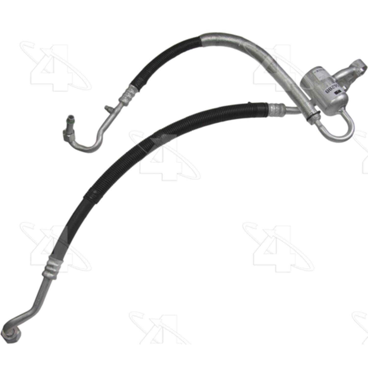 Four Seasons 56208 - A/C Refrigerant Discharge / Suction Hose Assembly Four Seasons 56208 A/C Manifold Hose Assembly product image 1 of 5