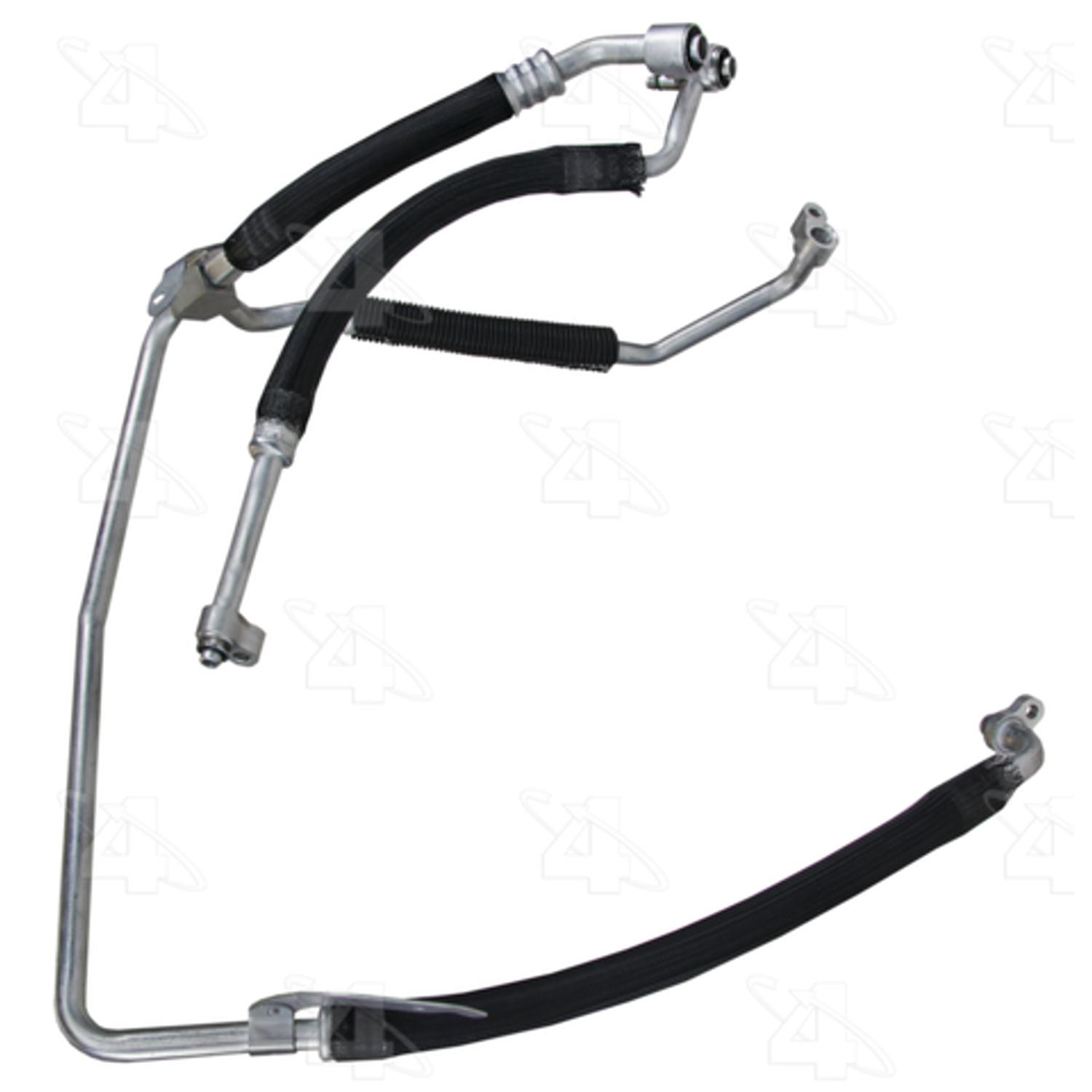 Four Seasons 56287 - A/C Refrigerant Discharge / Suction Hose Assembly Four Seasons 56287 A/C Manifold Hose Assembly product image 1 of 6