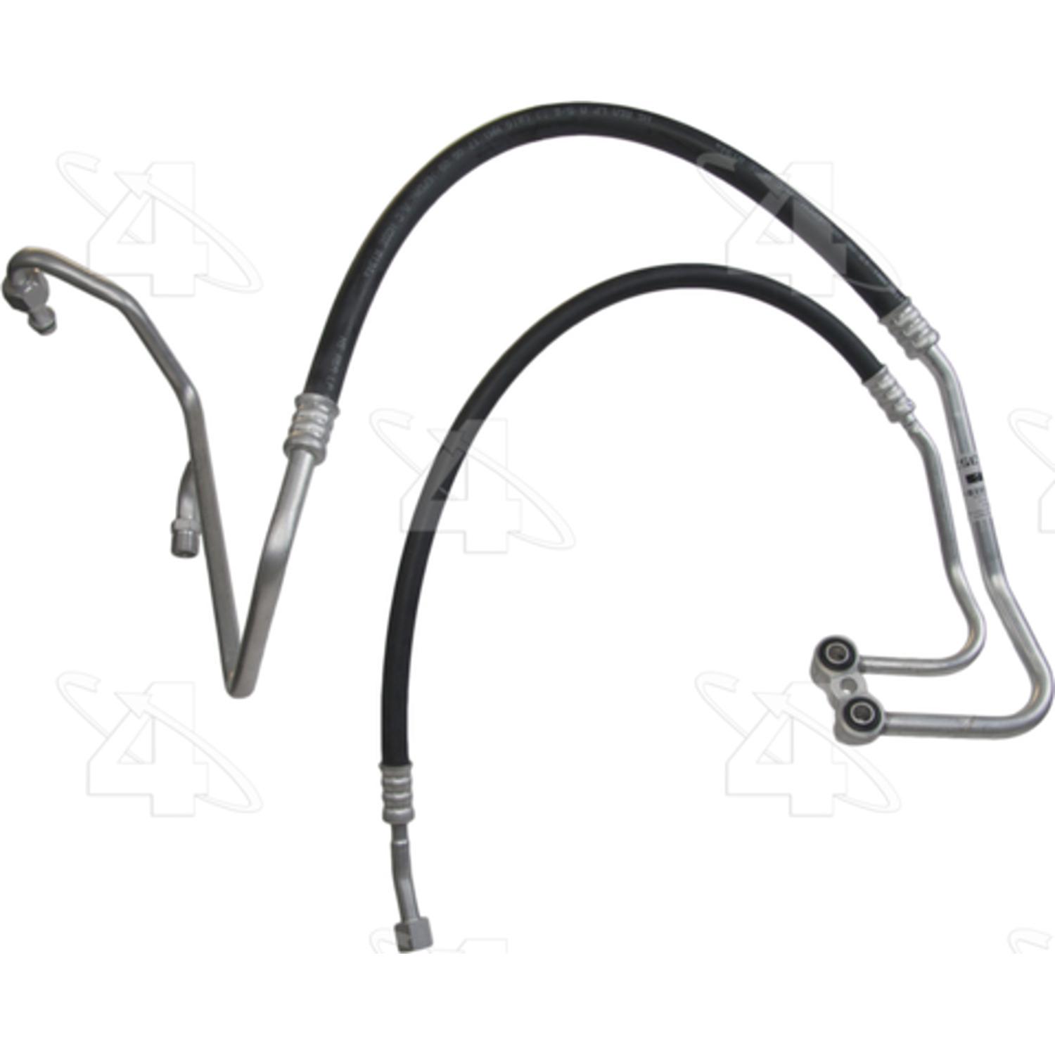 Four Seasons 56357 - A/C Refrigerant Discharge / Suction Hose Assembly Four Seasons 56357 A/C Manifold Hose Assembly product image 1 of 5