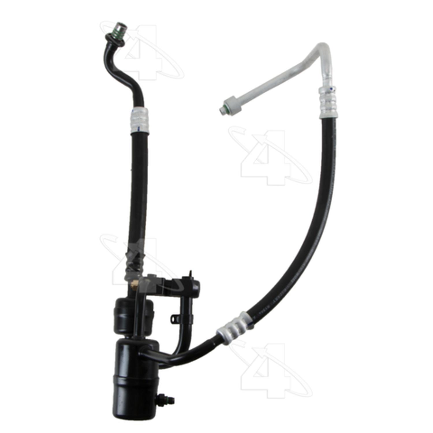 Four Seasons 56360 - A/C Refrigerant Discharge / Suction Hose Assembly Four Seasons 56360 A/C Manifold Hose Assembly product image 1 of 4
