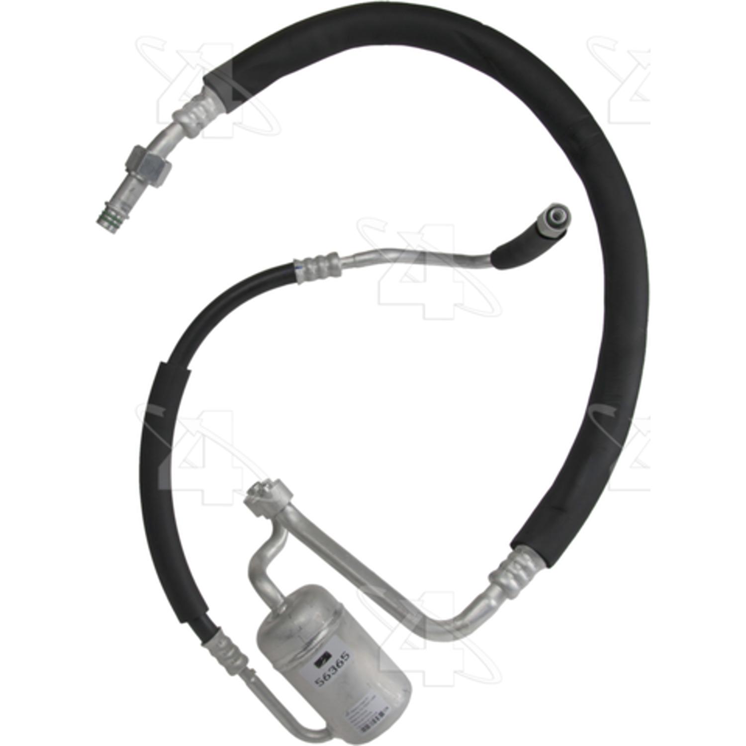 Four Seasons 56365 - A/C Refrigerant Discharge / Suction Hose Assembly Four Seasons 56365 A/C Manifold Hose Assembly product image 1 of 1