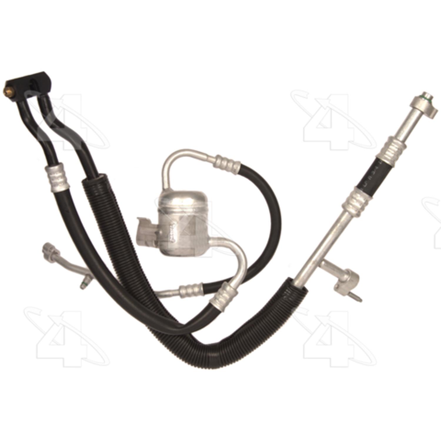 Four Seasons 56371 - A/C Refrigerant Discharge / Suction Hose Assembly Four Seasons 56371 A/C Manifold Hose Assembly product image 2 of 6