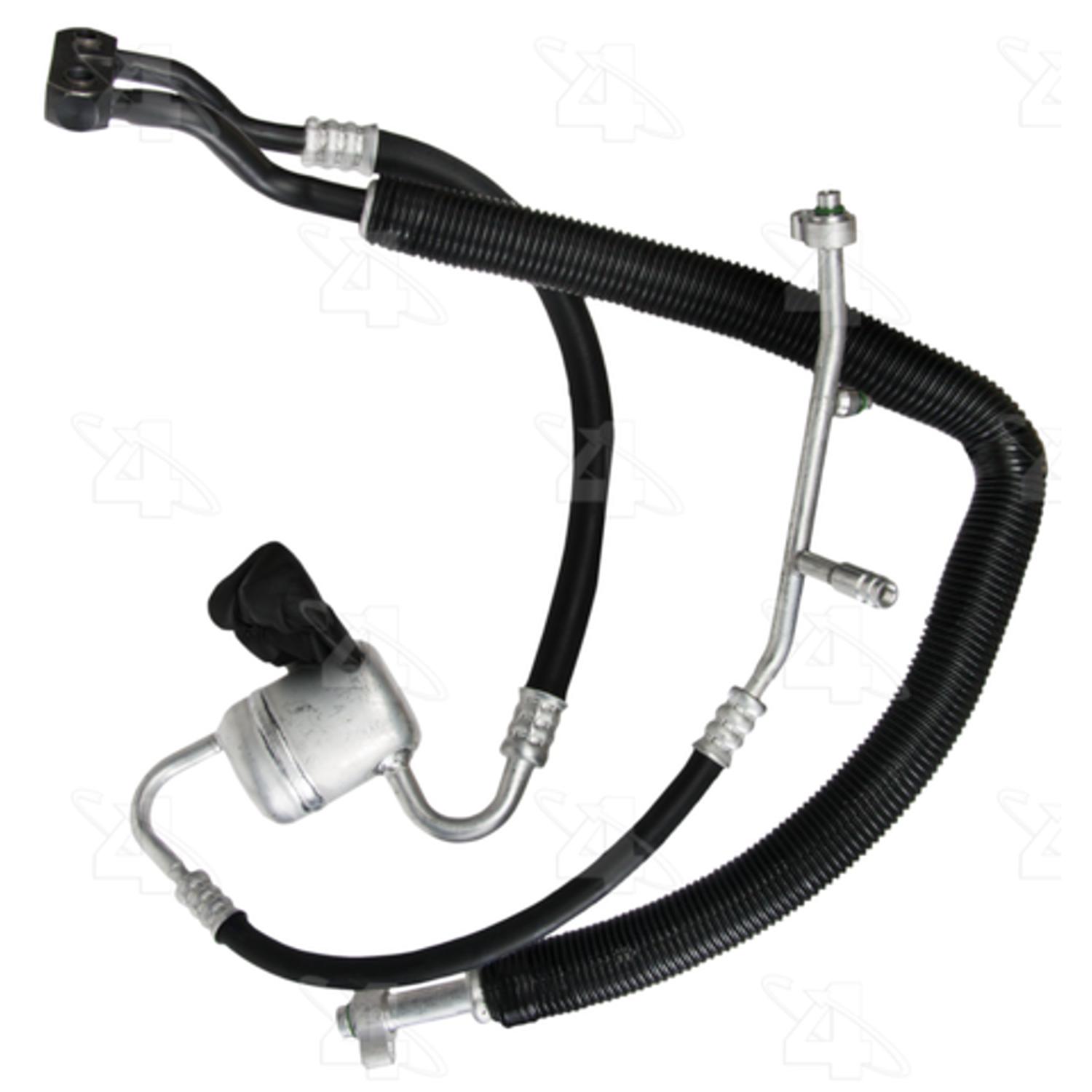 Four Seasons 56372 - A/C Refrigerant Discharge / Suction Hose Assembly Four Seasons 56372 A/C Manifold Hose Assembly product image 1 of 1