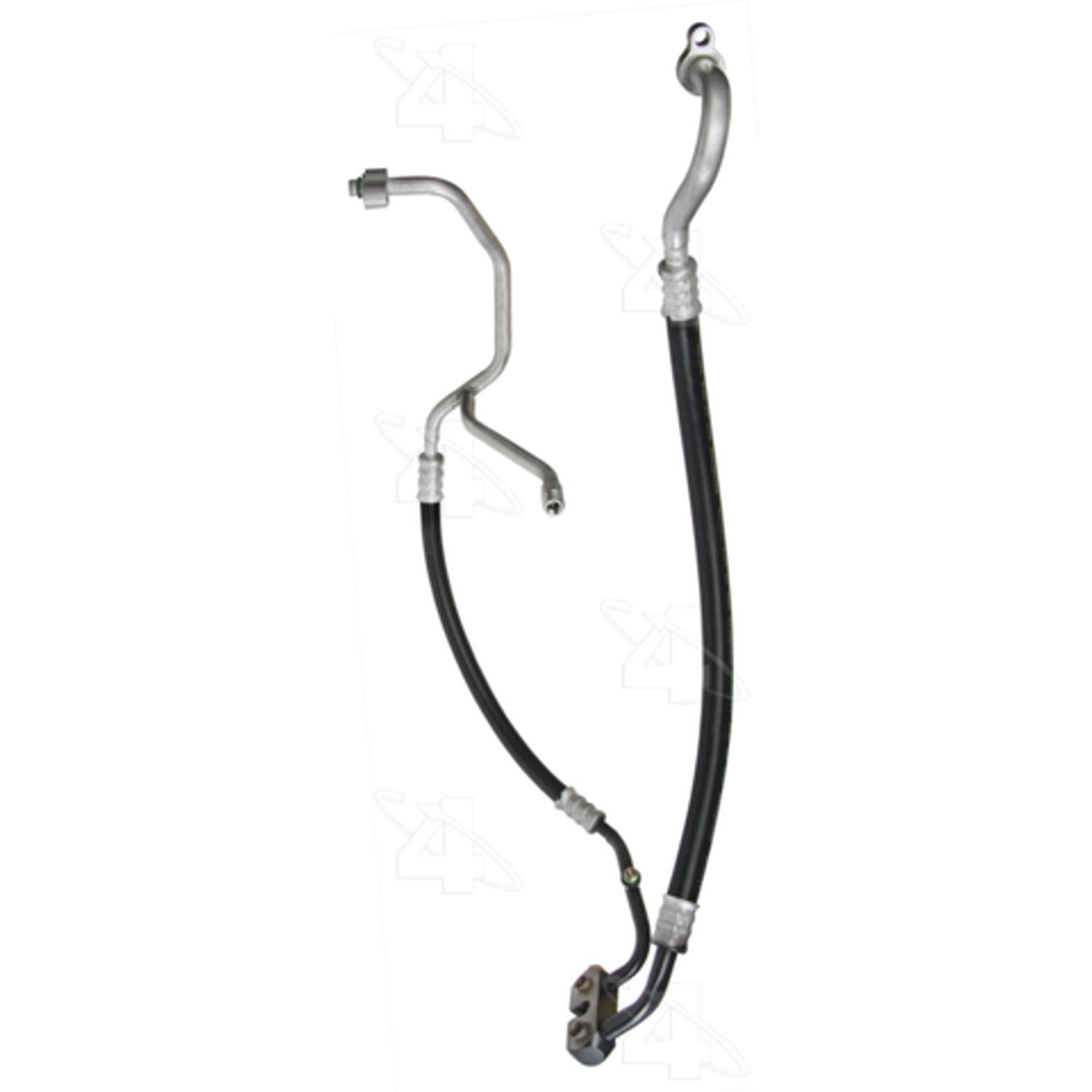 Four Seasons 56375 - A/C Refrigerant Discharge / Suction Hose Assembly Four Seasons 56375 A/C Manifold Hose Assembly product image 1 of 1