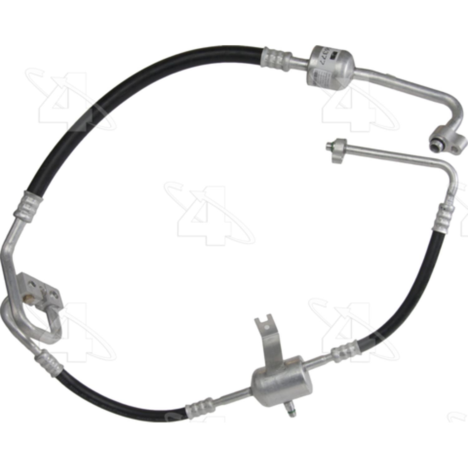 Four Seasons 56377 - A/C Refrigerant Discharge / Suction Hose Assembly Four Seasons 56377 A/C Manifold Hose Assembly product image 1 of 5