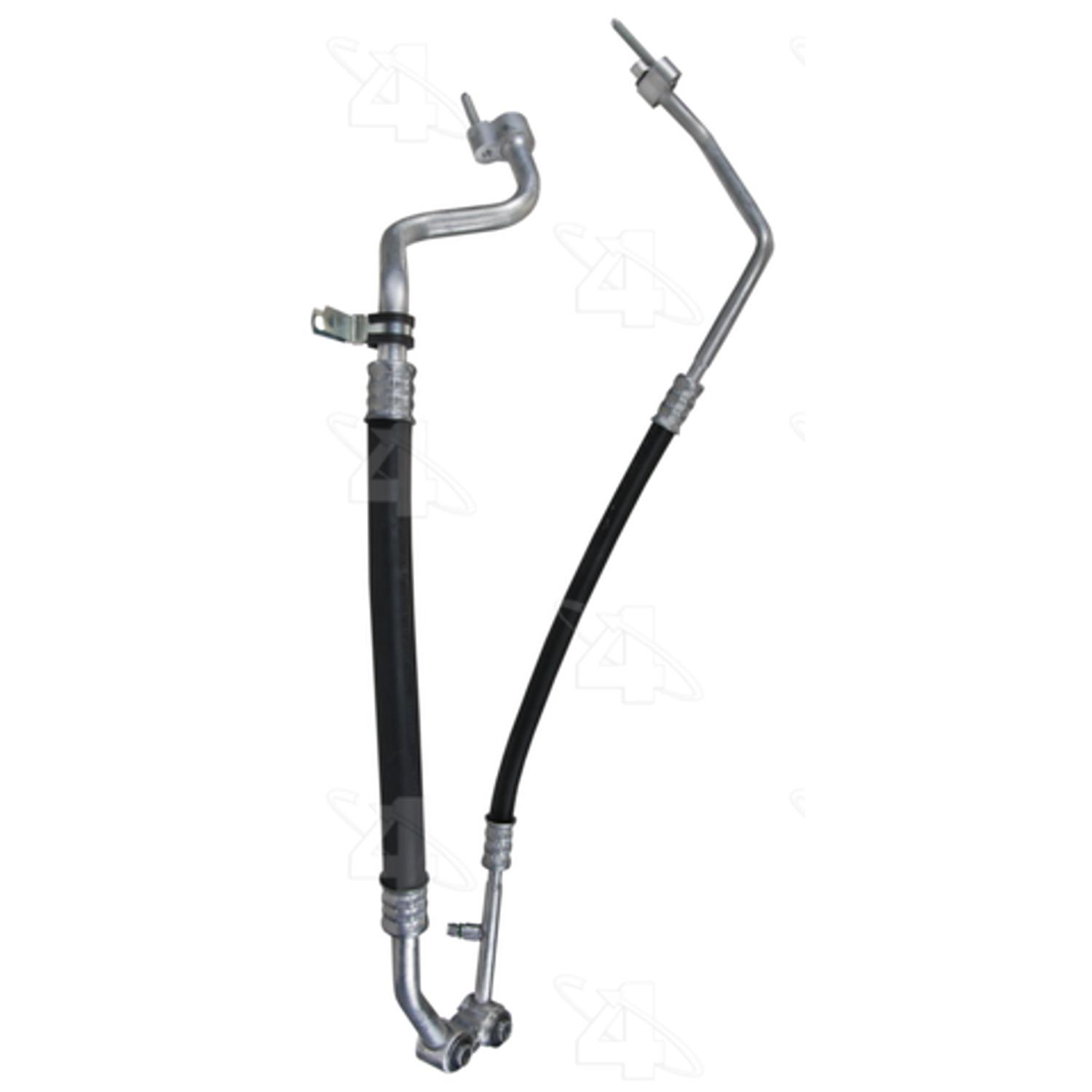 Four Seasons 56391 - A/C Refrigerant Discharge / Suction Hose Assembly Four Seasons 56391 A/C Manifold Hose Assembly product image 1 of 5