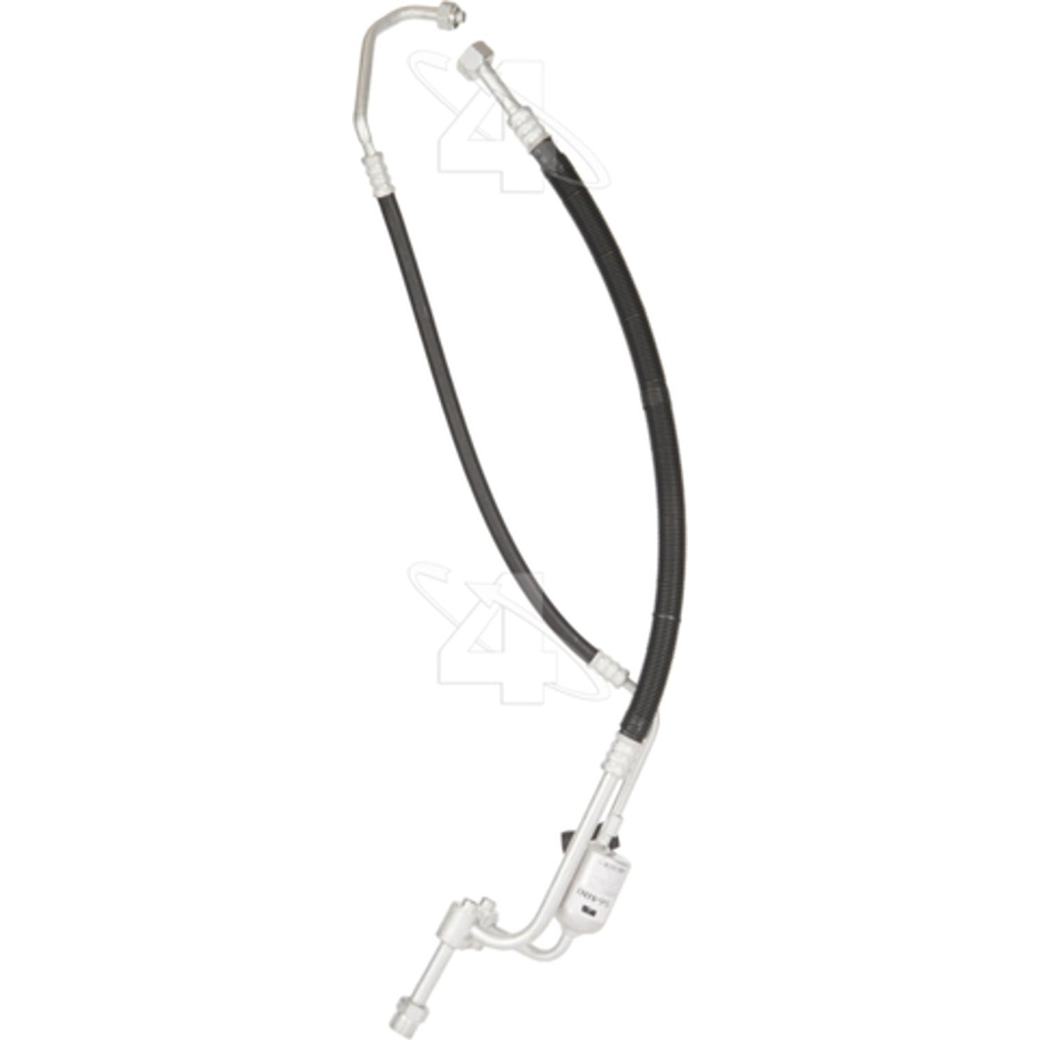 Four Seasons 56400 - A/C Refrigerant Discharge / Suction Hose Assembly Four Seasons 56400 A/C Manifold Hose Assembly product image 2 of 3