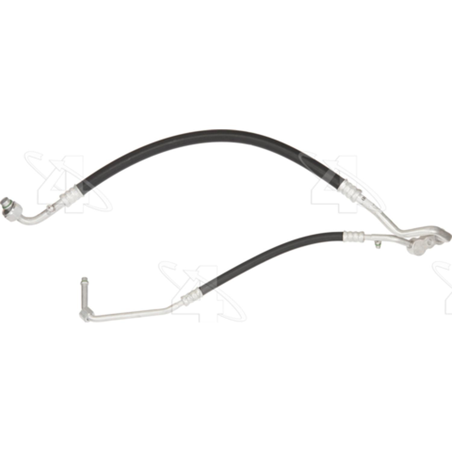 Four Seasons 56408 - A/C Refrigerant Discharge / Suction Hose Assembly Four Seasons 56408 A/C Manifold Hose Assembly product image 2 of 2