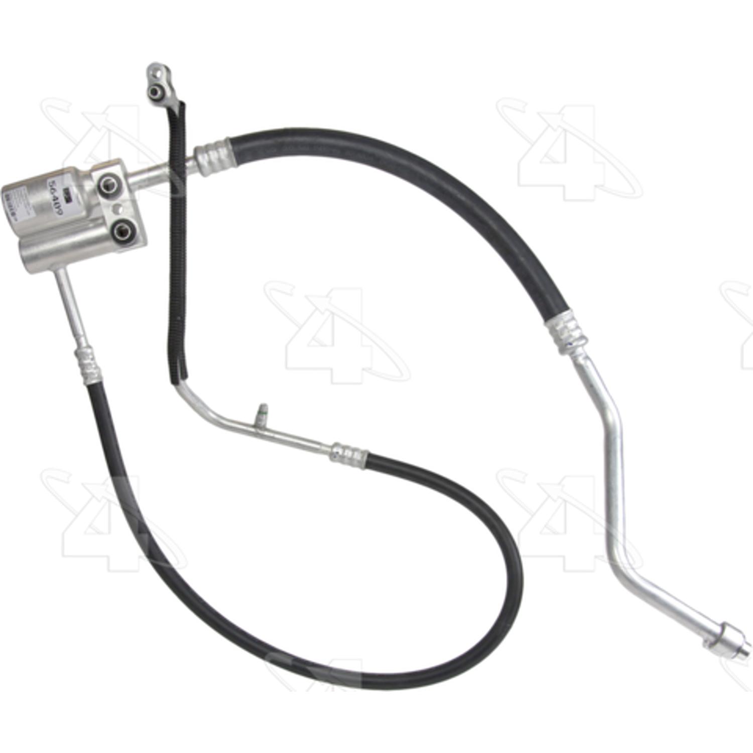 Four Seasons 56409 - A/C Refrigerant Discharge / Suction Hose Assembly Four Seasons 56409 A/C Manifold Hose Assembly product image 1 of 4