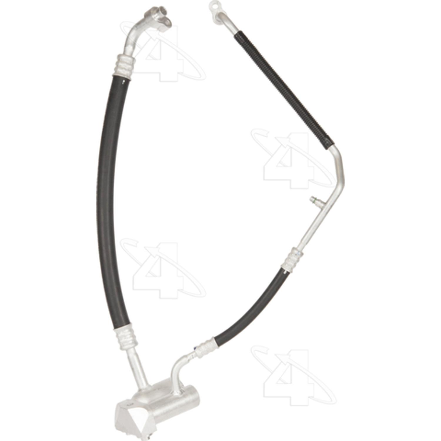 Four Seasons 56414 - A/C Refrigerant Discharge / Suction Hose Assembly Four Seasons 56414 A/C Manifold Hose Assembly product image 2 of 2