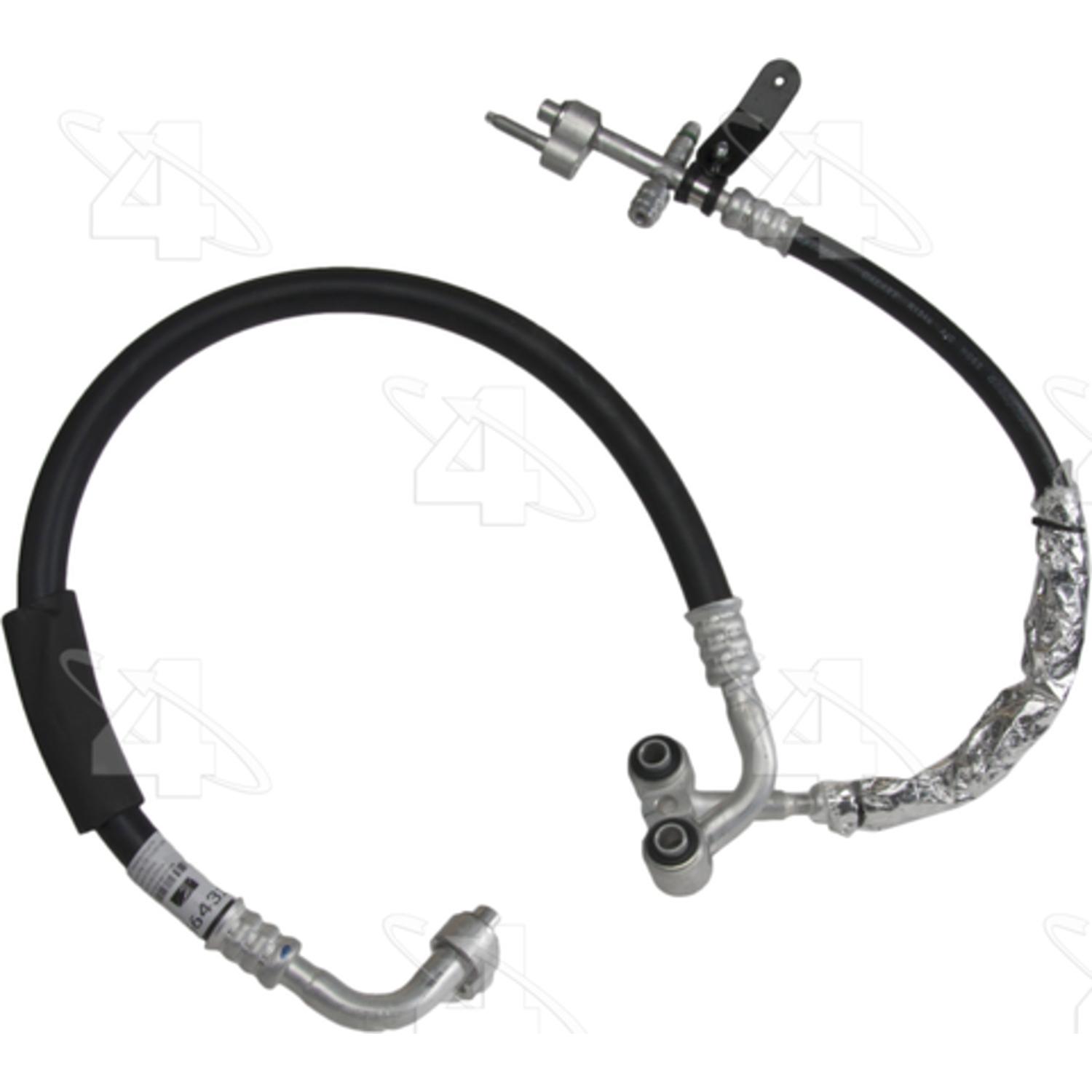Four Seasons 56431 - A/C Refrigerant Discharge / Suction Hose Assembly Four Seasons 56431 A/C Manifold Hose Assembly product image 1 of 1