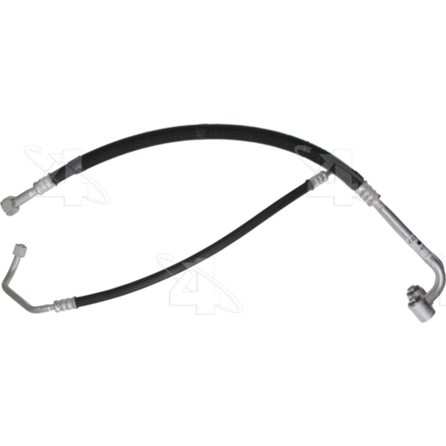 Four Seasons 56437 - A/C Refrigerant Discharge / Suction Hose Assembly Four Seasons 56437 A/C Manifold Hose Assembly product image 1 of 3