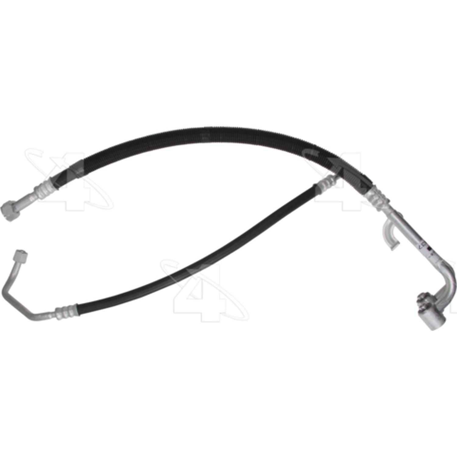 Four Seasons 56437 - A/C Refrigerant Discharge / Suction Hose Assembly Four Seasons 56437 A/C Manifold Hose Assembly product image 3 of 3