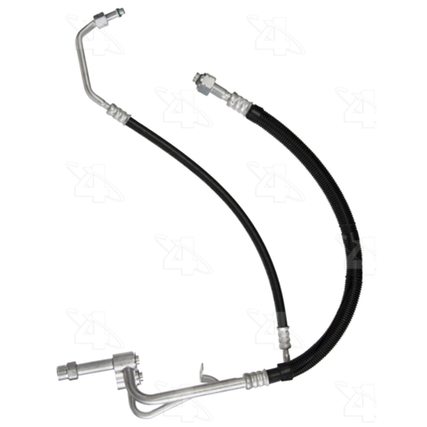 Four Seasons 56438 - A/C Refrigerant Discharge / Suction Hose Assembly Four Seasons 56438 A/C Manifold Hose Assembly product image 1 of 4