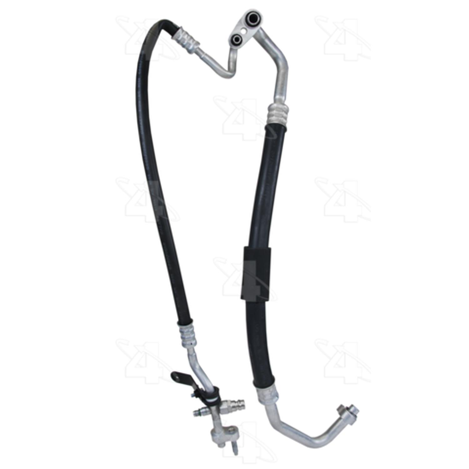 Four Seasons 56460 - A/C Refrigerant Discharge / Suction Hose Assembly Four Seasons 56460 A/C Manifold Hose Assembly product image 1 of 6
