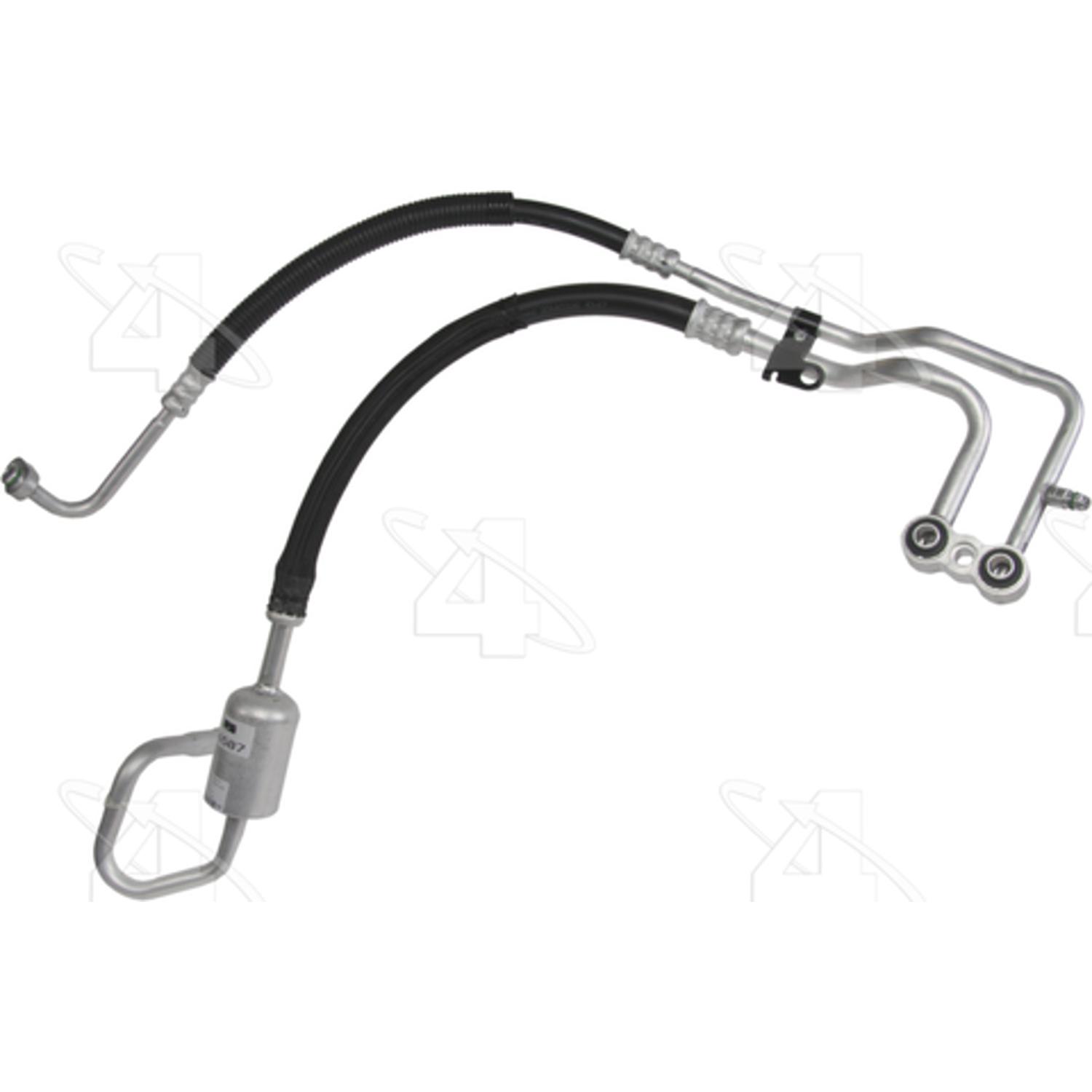 Four Seasons 56507 - A/C Refrigerant Discharge / Suction Hose Assembly Four Seasons 56507 A/C Manifold Hose Assembly product image 1 of 1