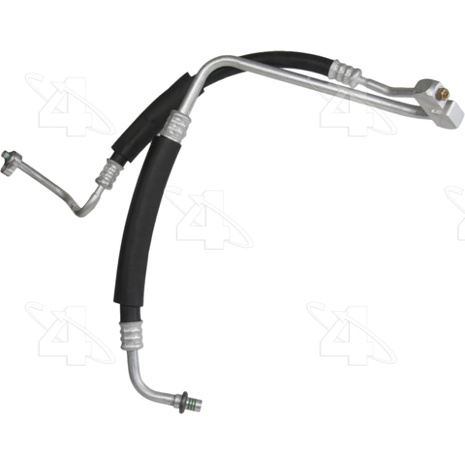 Four Seasons 56550 - A/C Refrigerant Discharge / Suction Hose Assembly Four Seasons 56550 A/C Manifold Hose Assembly product image 1 of 4