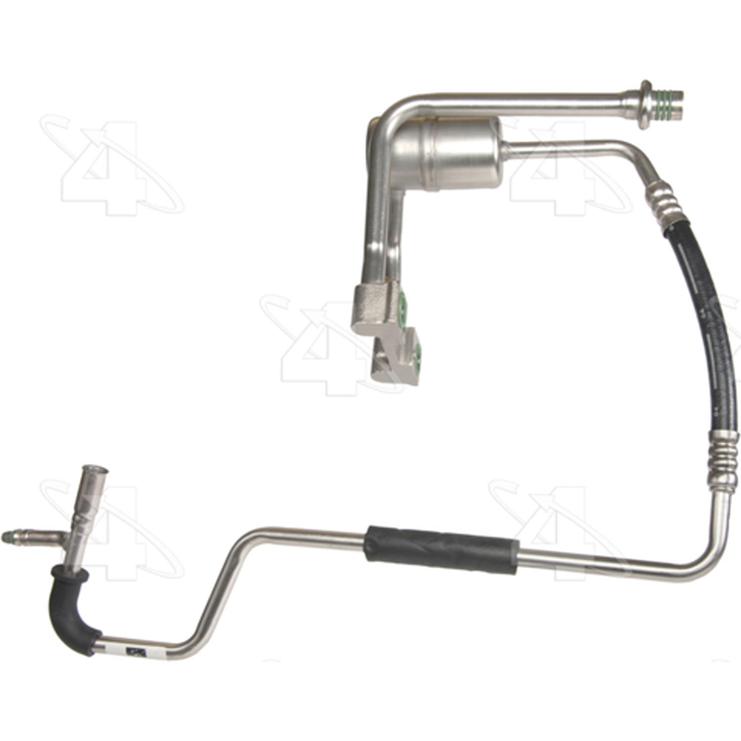 Four Seasons 56570 - A/C Refrigerant Discharge / Suction Hose Assembly Four Seasons 56570 A/C Manifold Hose Assembly product image 1 of 5