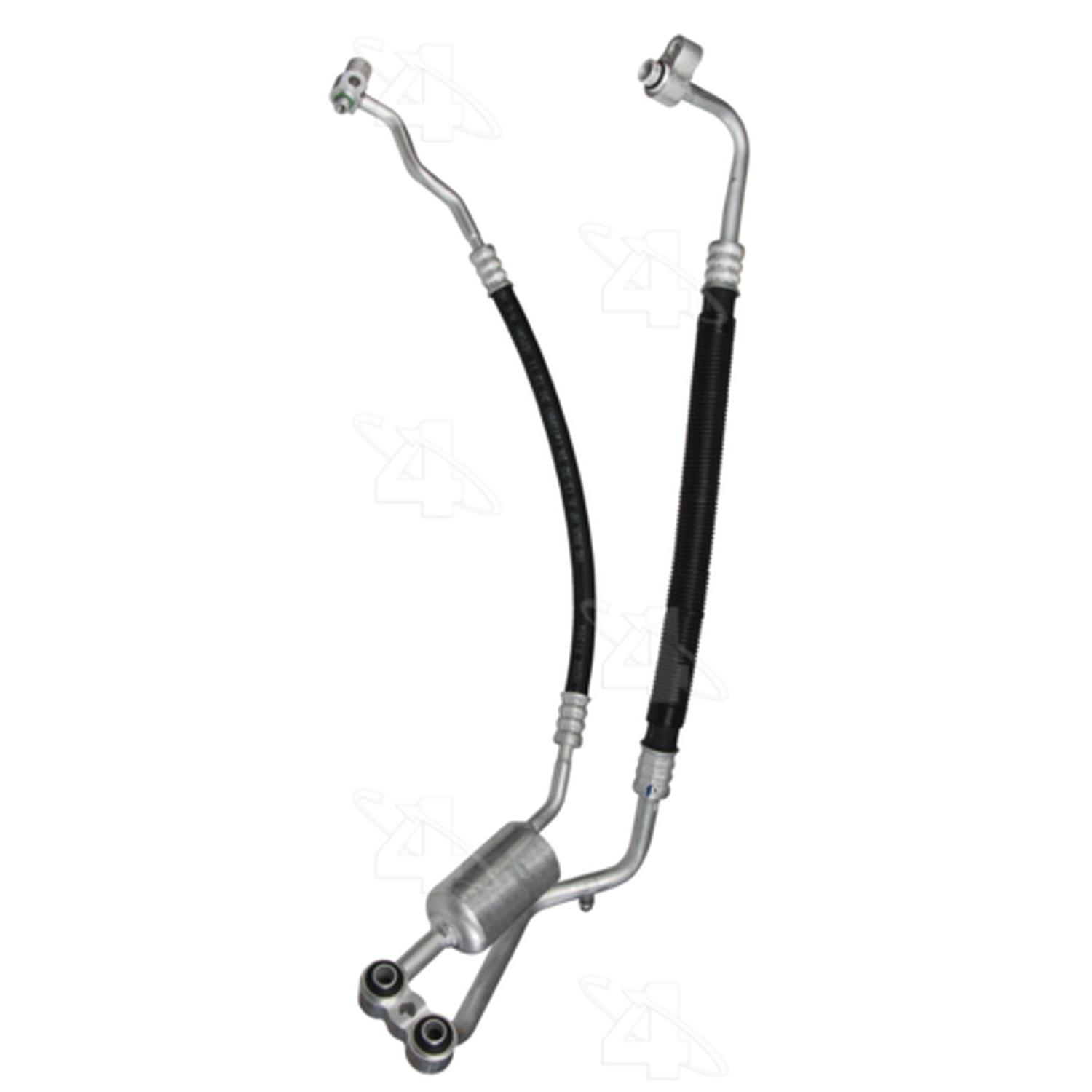 Four Seasons 56658 - A/C Refrigerant Discharge / Suction Hose Assembly Four Seasons 56658 A/C Manifold Hose Assembly product image 1 of 1