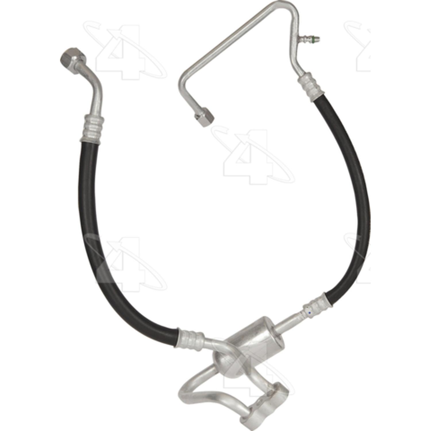 Four Seasons 56660 - A/C Refrigerant Discharge / Suction Hose Assembly Four Seasons 56660 A/C Manifold Hose Assembly product image 2 of 3
