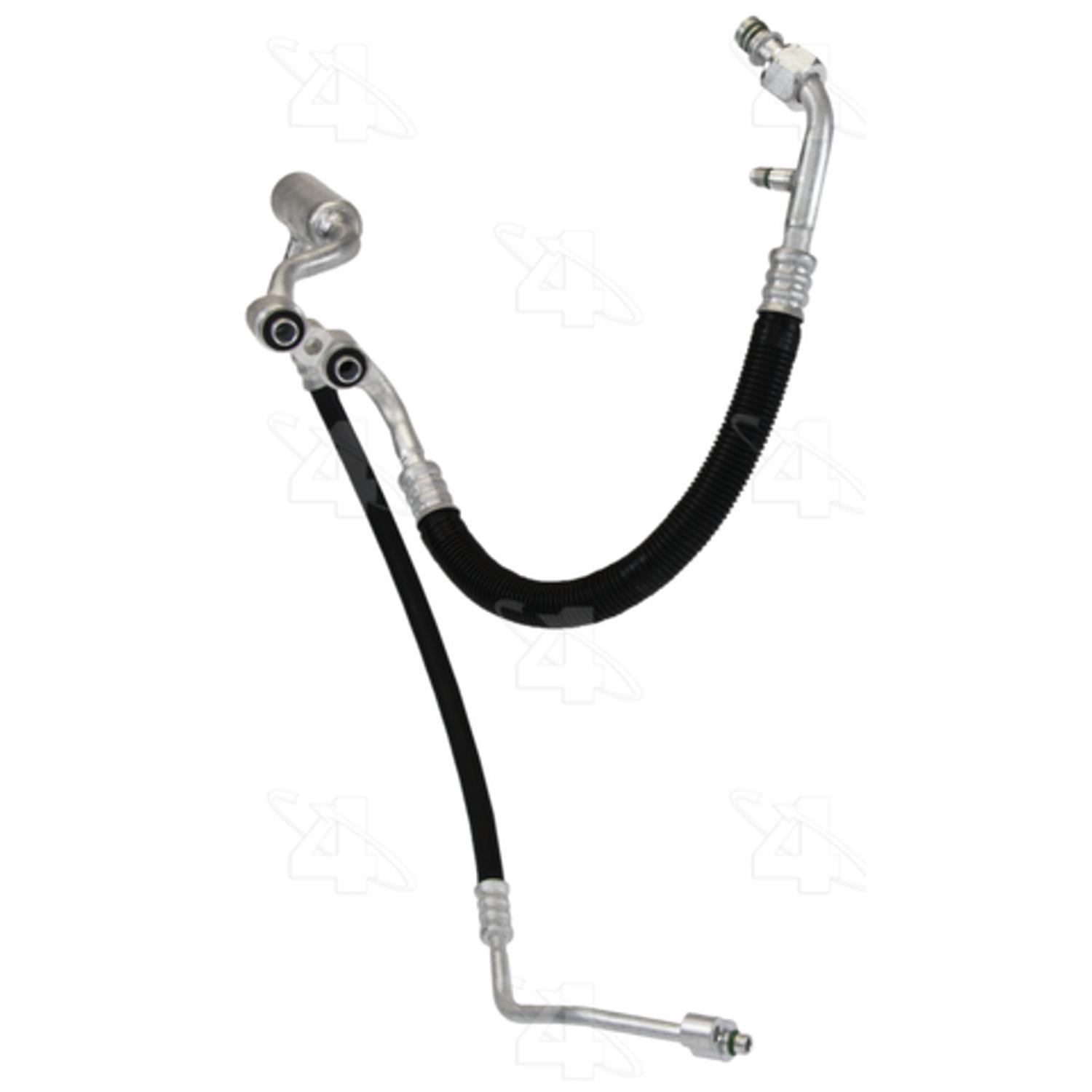 Four Seasons 56663 - A/C Refrigerant Discharge / Suction Hose Assembly Four Seasons 56663 A/C Manifold Hose Assembly product image 1 of 2