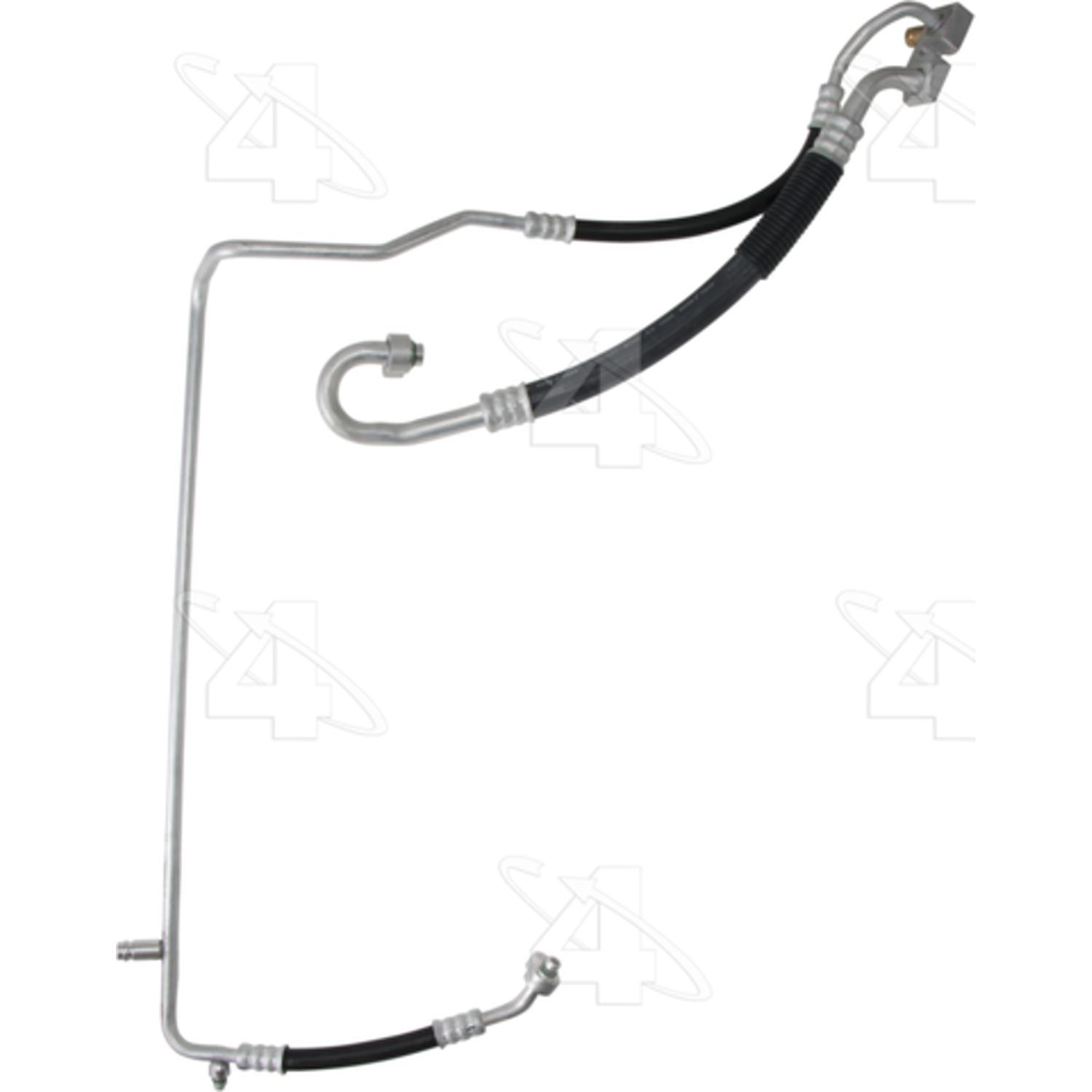 Four Seasons 56694 - A/C Refrigerant Discharge / Suction Hose Assembly Four Seasons 56694 A/C Manifold Hose Assembly product image 2 of 3