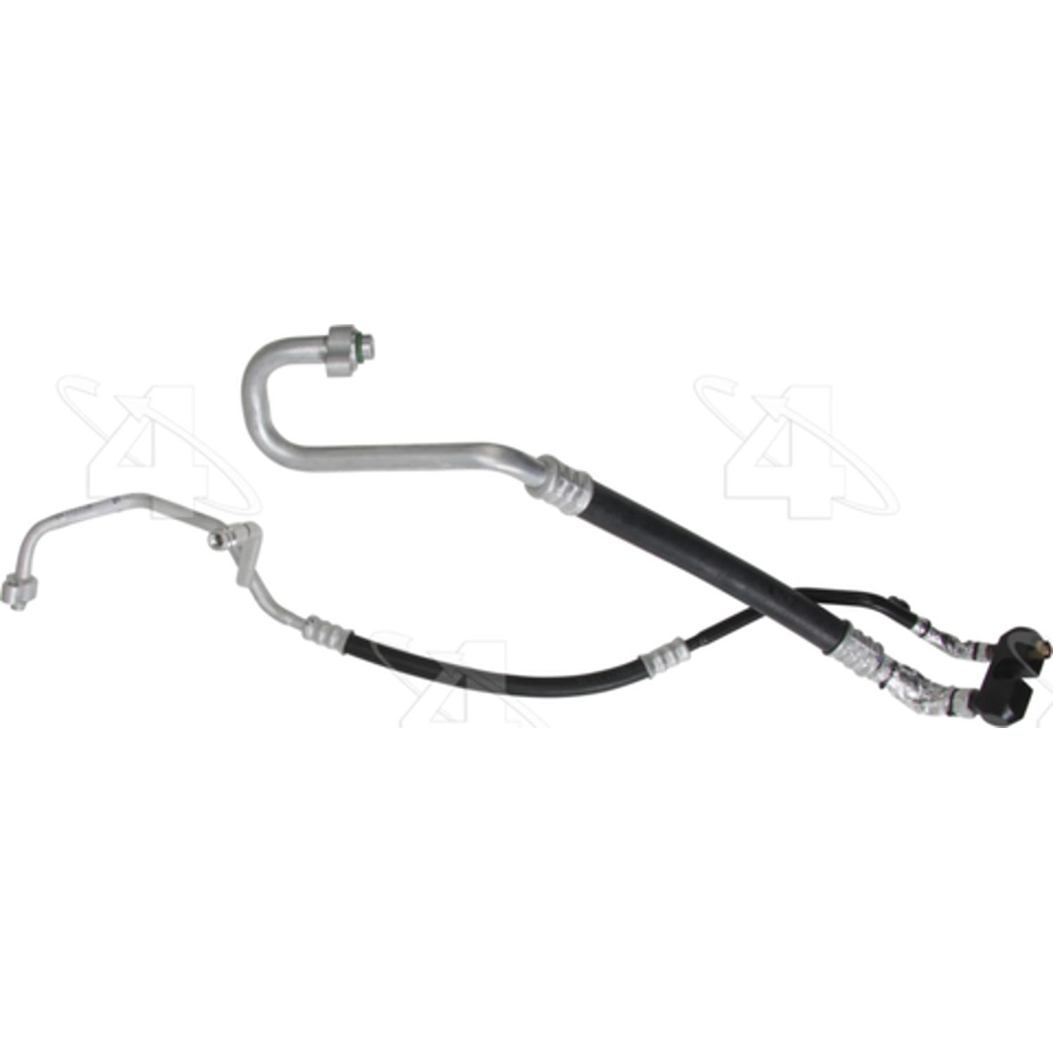 Four Seasons 56698 - A/C Refrigerant Discharge / Suction Hose Assembly Four Seasons 56698 A/C Manifold Hose Assembly product image 1 of 3
