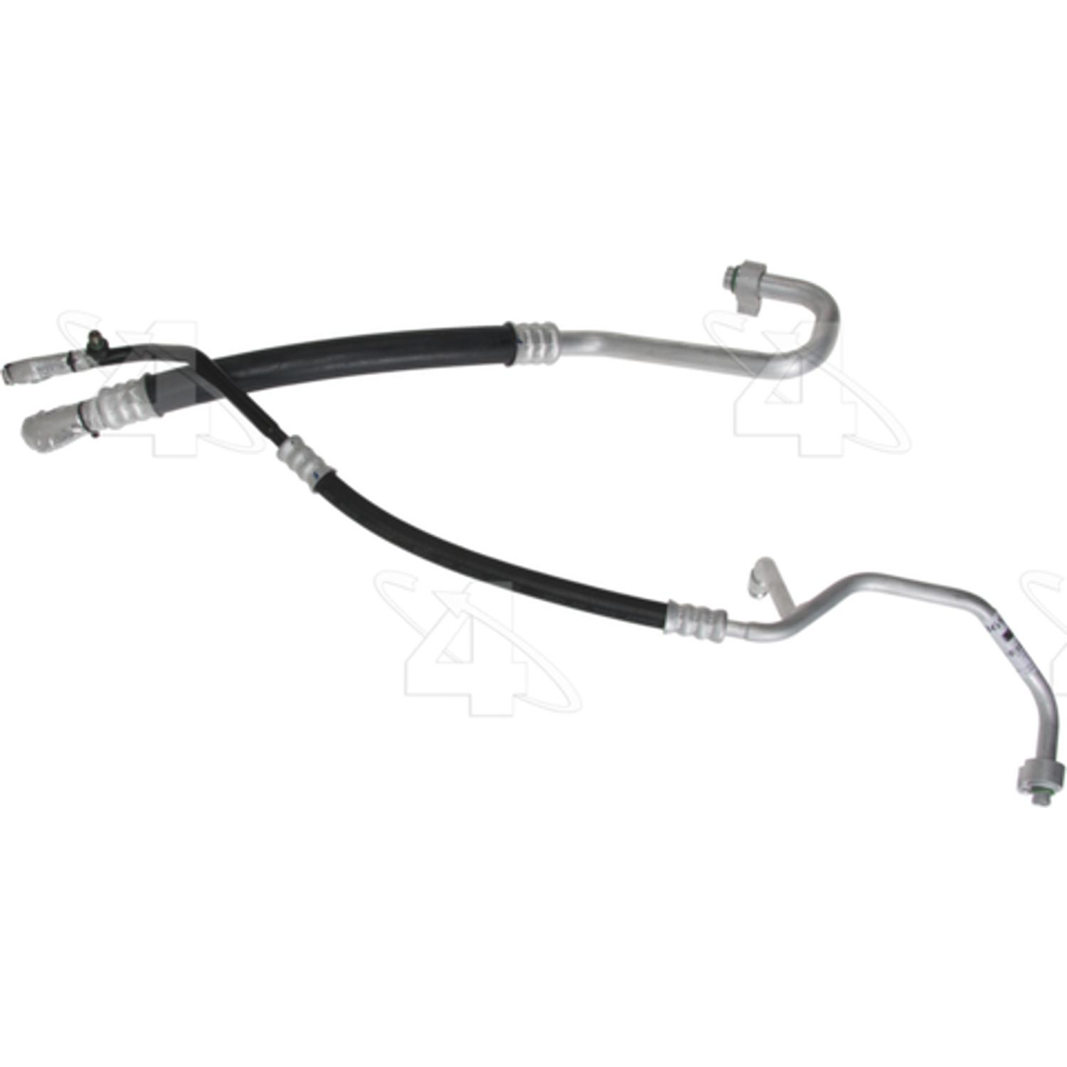 Four Seasons 56698 - A/C Refrigerant Discharge / Suction Hose Assembly Four Seasons 56698 A/C Manifold Hose Assembly product image 2 of 3