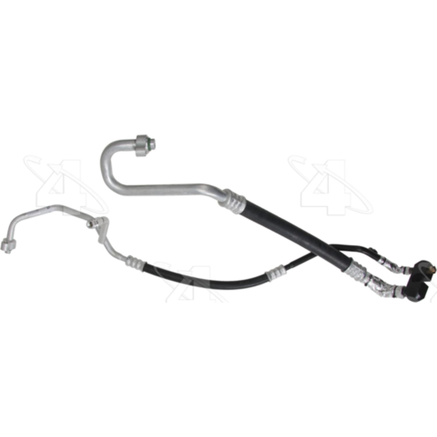 Four Seasons 56698 - A/C Refrigerant Discharge / Suction Hose Assembly Four Seasons 56698 A/C Manifold Hose Assembly product image 3 of 3