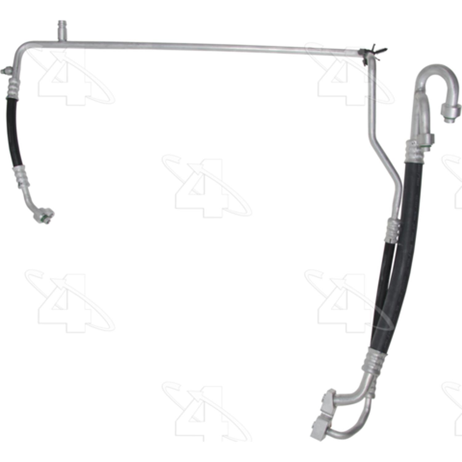 Four Seasons 56700 - A/C Refrigerant Discharge / Suction Hose Assembly Four Seasons 56700 A/C Manifold Hose Assembly product image 1 of 3