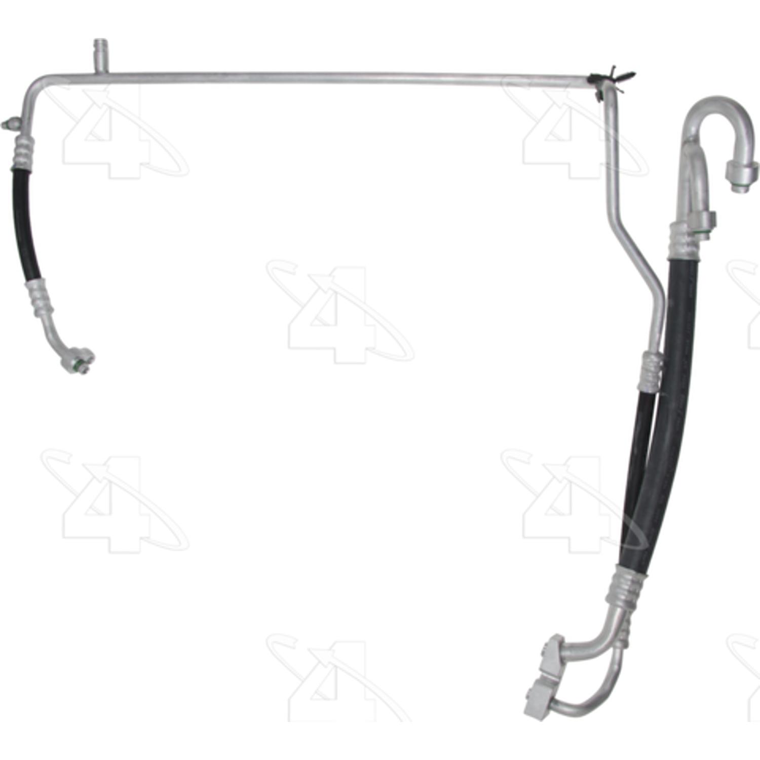 Four Seasons 56700 - A/C Refrigerant Discharge / Suction Hose Assembly Four Seasons 56700 A/C Manifold Hose Assembly product image 3 of 3