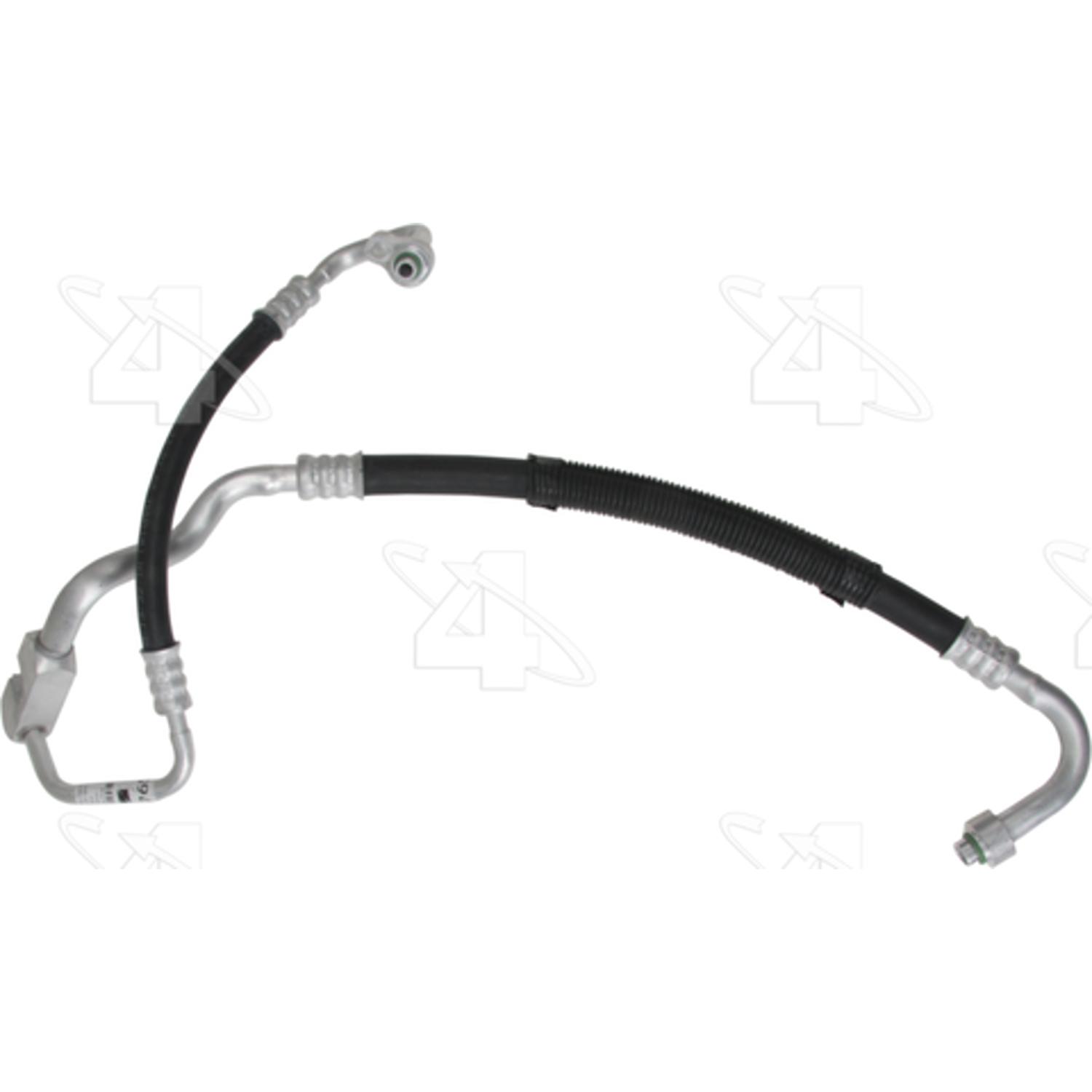 Four Seasons 56765 - A/C Refrigerant Discharge / Suction Hose Assembly Four Seasons 56765 A/C Manifold Hose Assembly product image 1 of 3