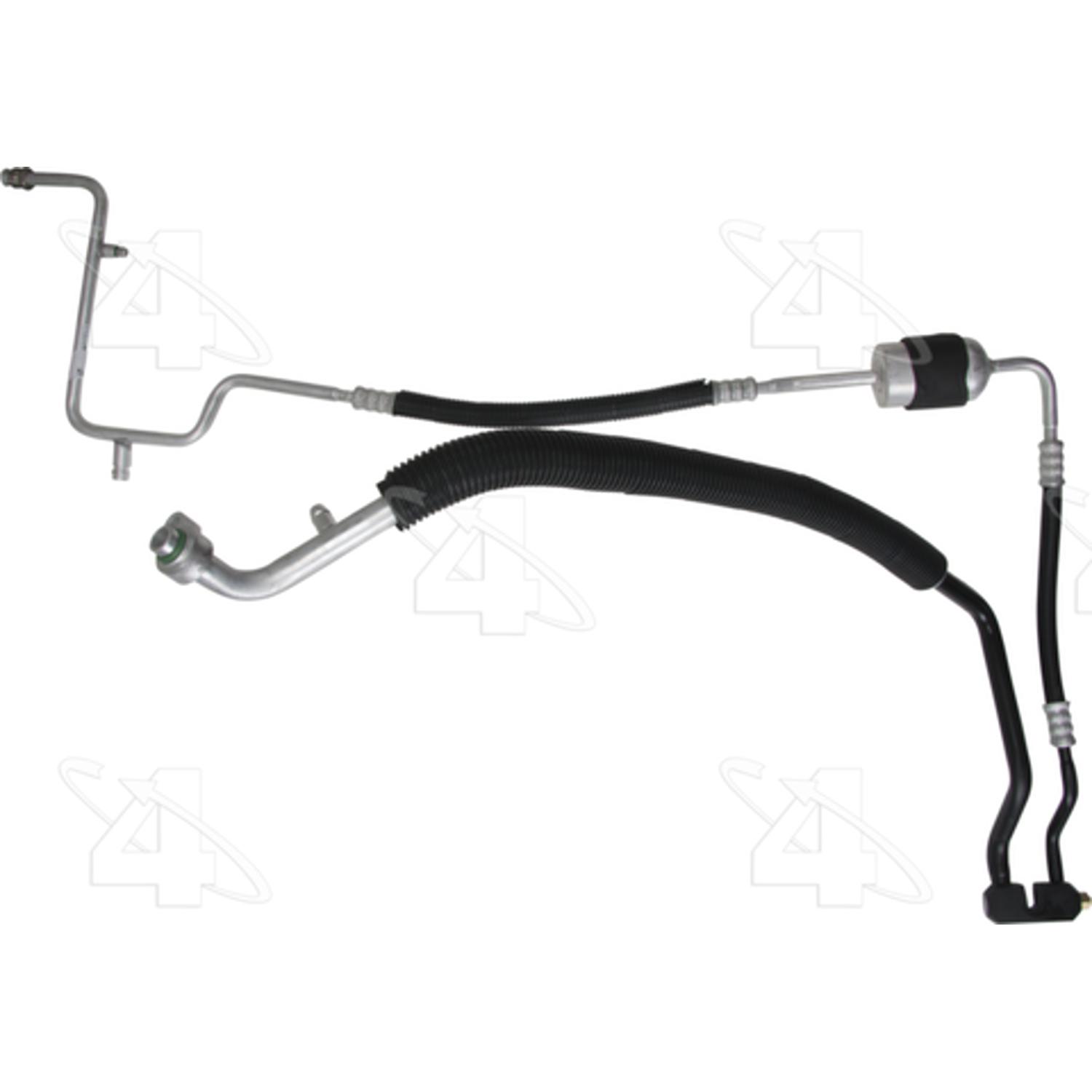 Four Seasons 56769 - A/C Refrigerant Discharge / Suction Hose Assembly Four Seasons 56769 A/C Manifold Hose Assembly product image 1 of 3