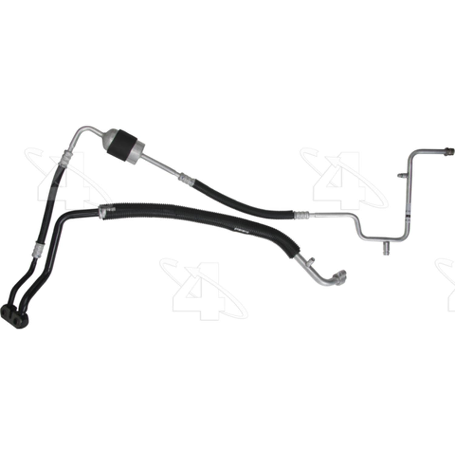 Four Seasons 56769 - A/C Refrigerant Discharge / Suction Hose Assembly Four Seasons 56769 A/C Manifold Hose Assembly product image 2 of 3